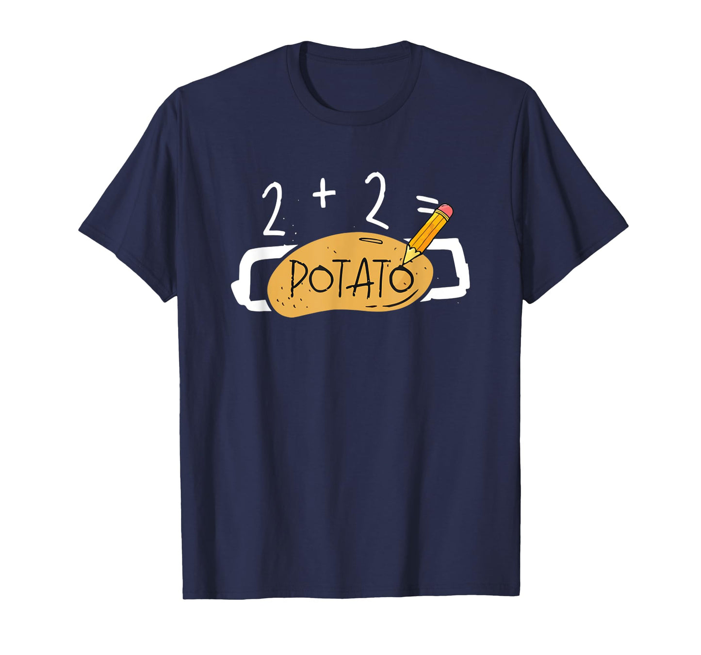 Funny Math 2 Plus 2 Equal Potato Chip Lover T-Shirt