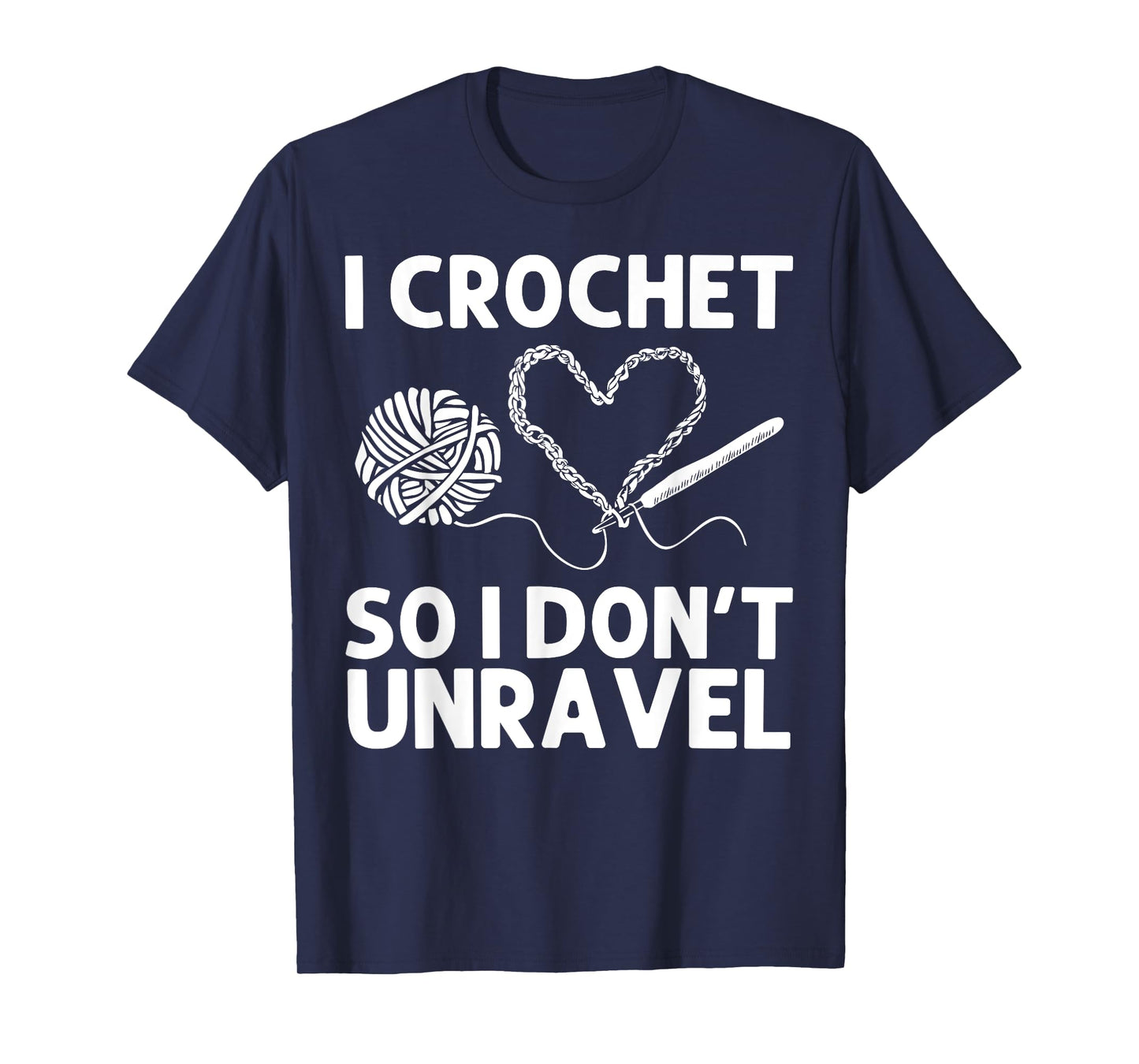 Funny Crochet Art For Men Women Crocheting Lovers Crocheter T-Shirt