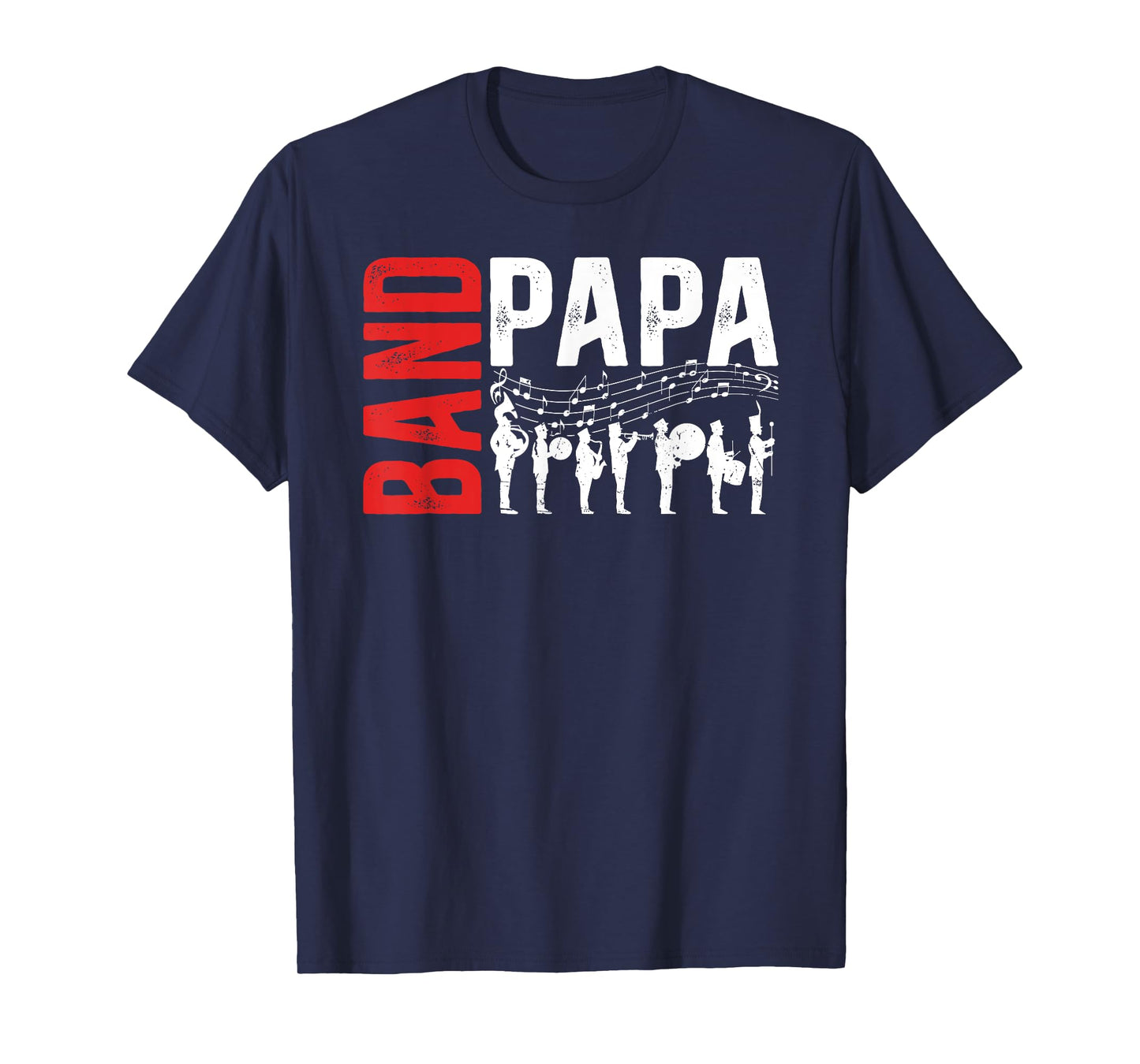 Band Papa Proud Marching Band Papa Grandpa T-Shirt
