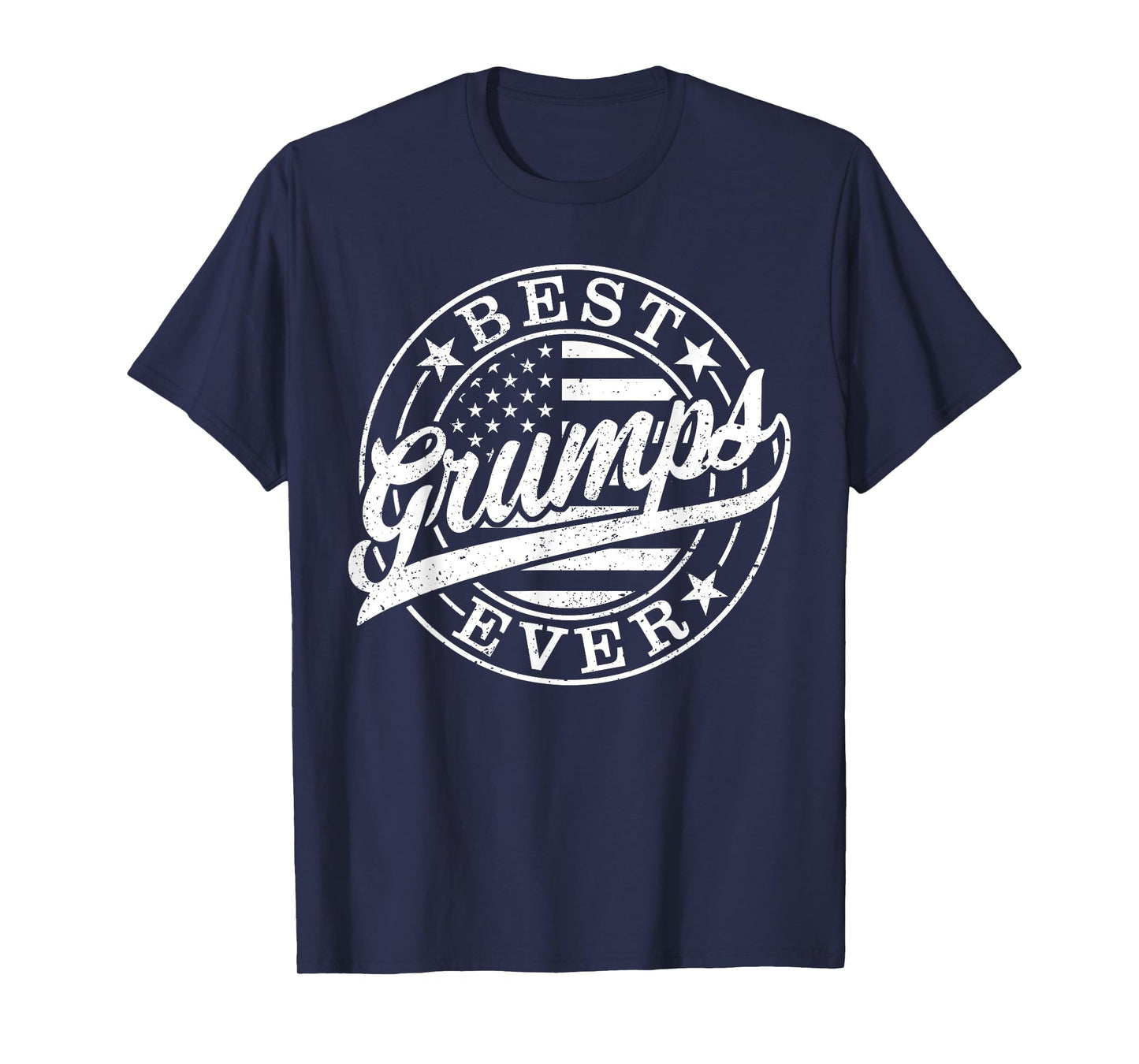 Best Grumps Ever Father's Day American US Flag T-Shirt