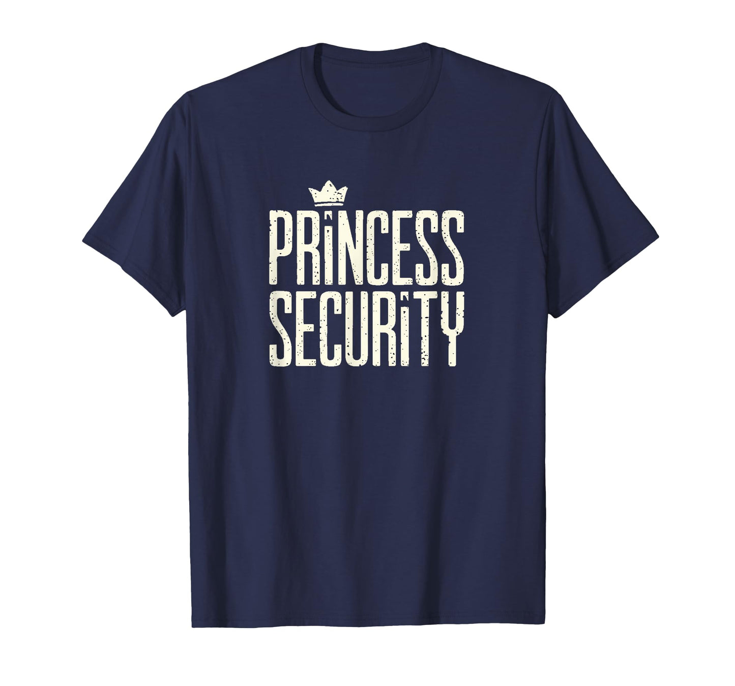 Princess Security Protection Matching Family Retro Men Boys T-Shirt