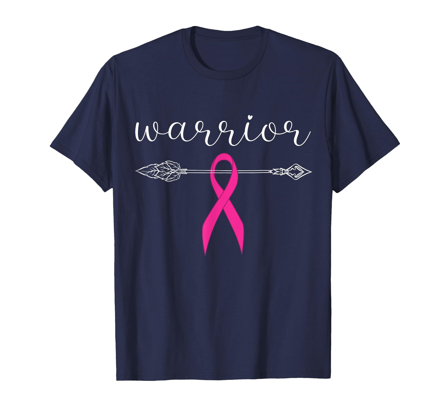 Warrior Survivor Fighter Pink Ribbon Warrior Breast Cancer T-Shirt