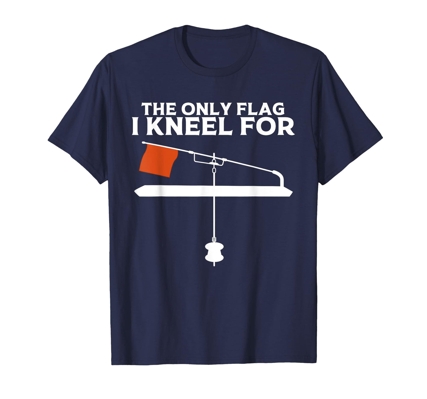 Funny Ice Fishing Art For Men Women Ice Fishing Lover T-Shirt
