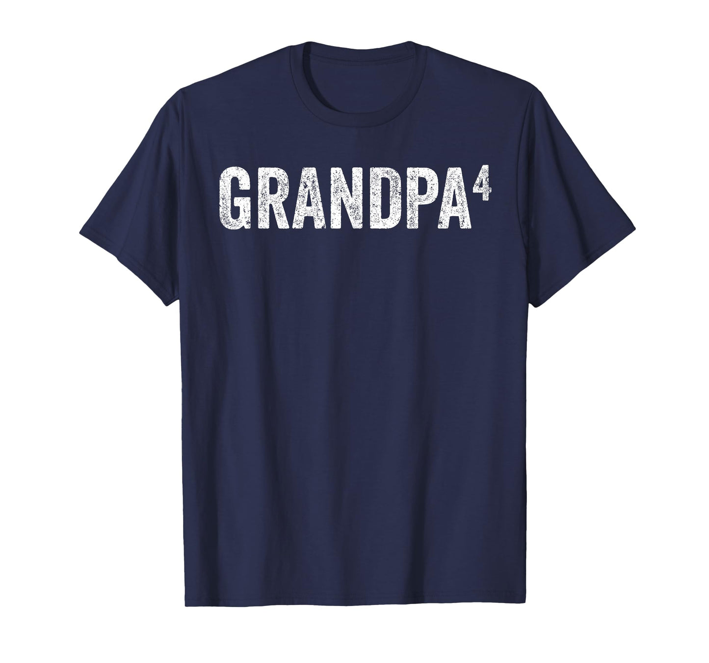 Fathers Day Grandpa Of Four Grandkids, Grandpa 4 T-Shirt