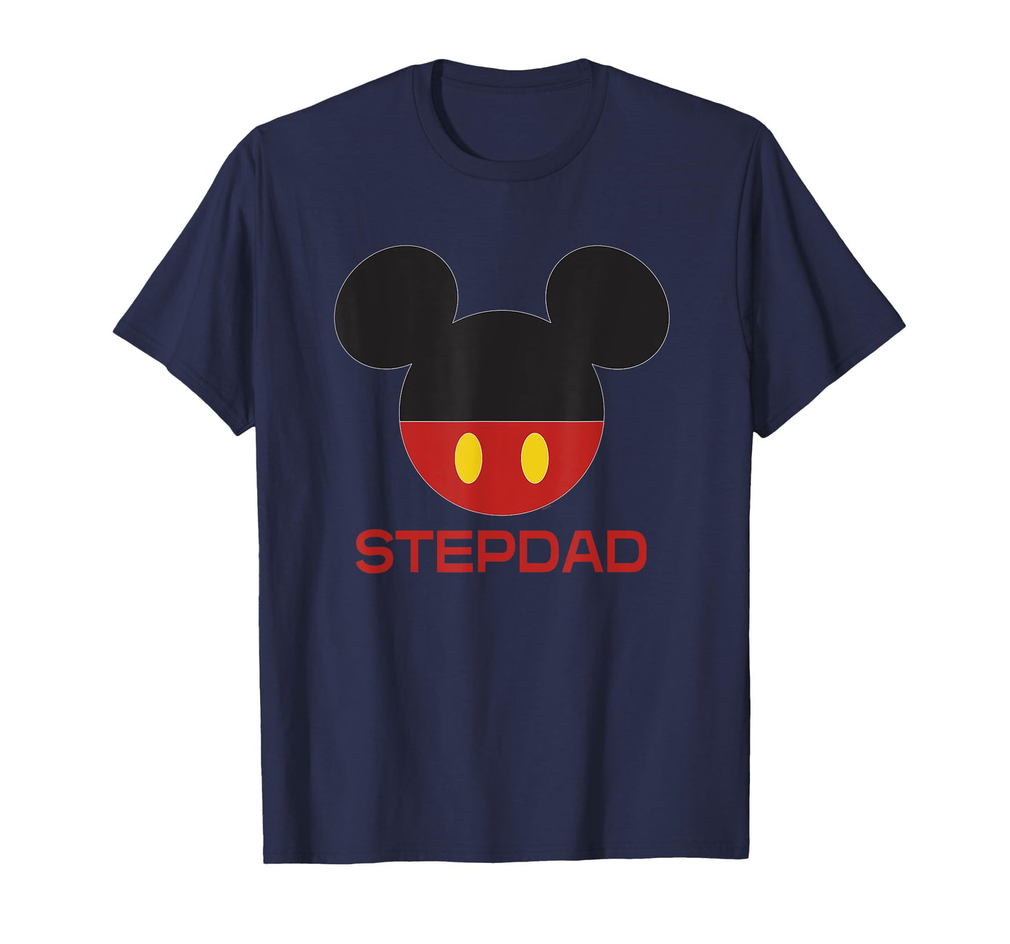 Disney Mickey Mouse Icon Shorts Stepdad Father’s Day T-Shirt