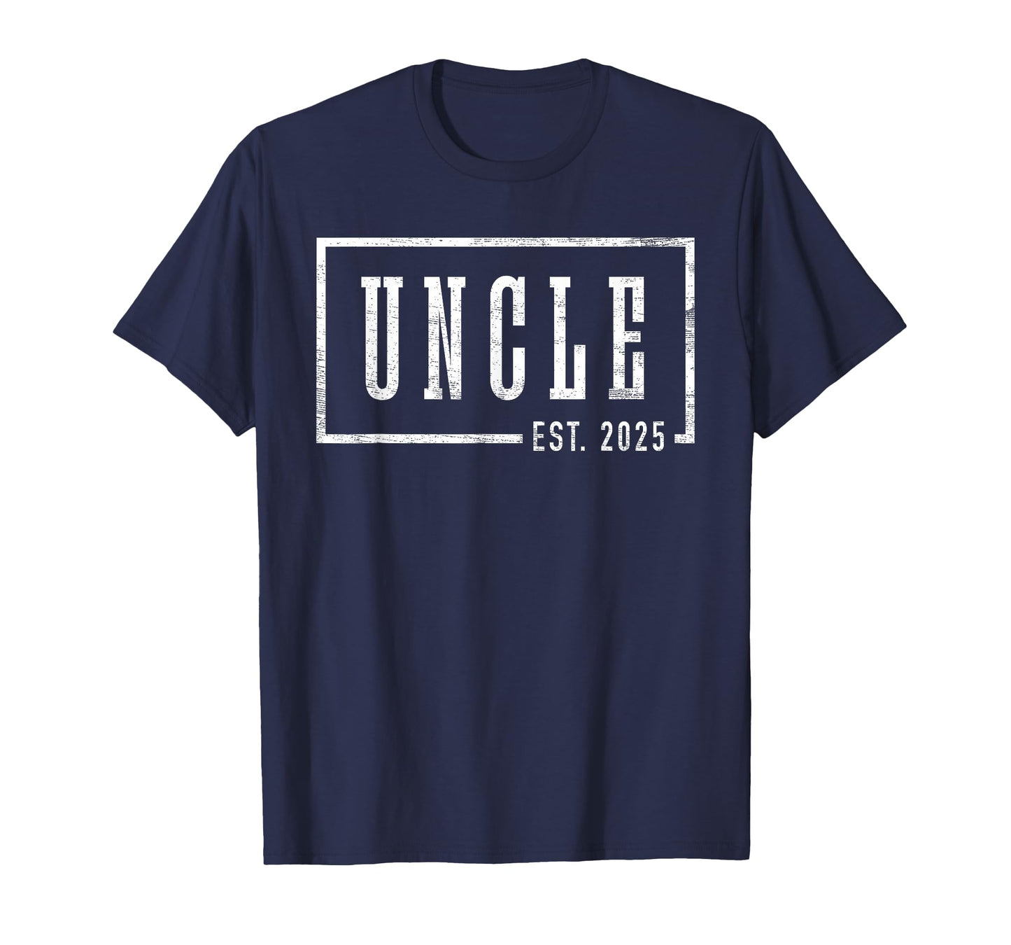 Uncle 2025 Uncle To Be New Uncle Gifts Sleek Framed Design T-Shirt