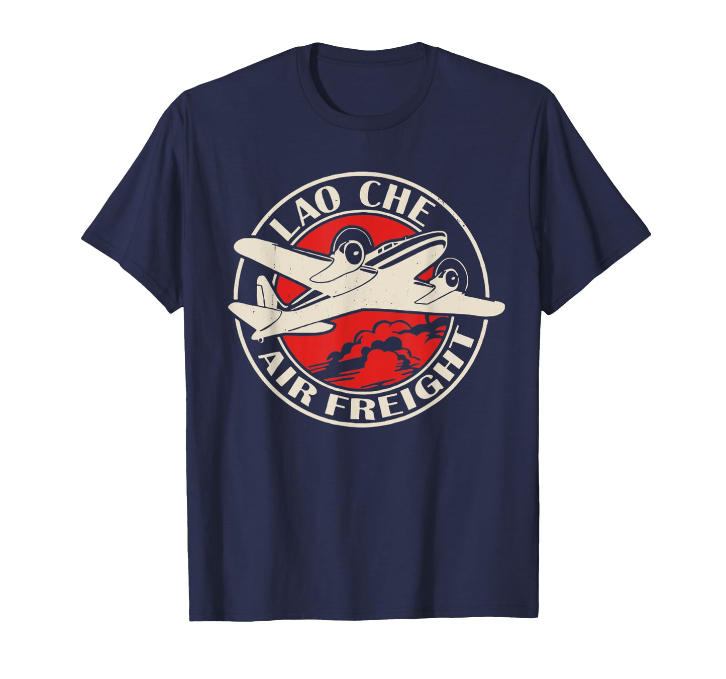 Vintage Lao Che Air Freight - Movie Art Space 80s T-Shirt