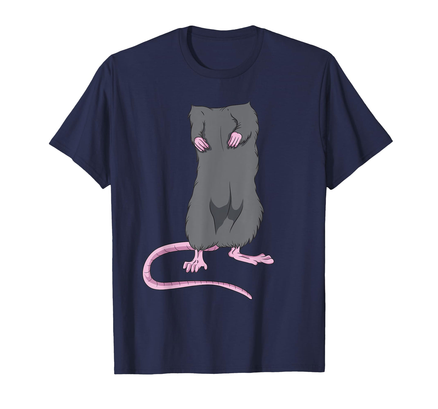 Funny Mouse Headless Halloween Rat Body Easy Costume Outfit T-Shirt
