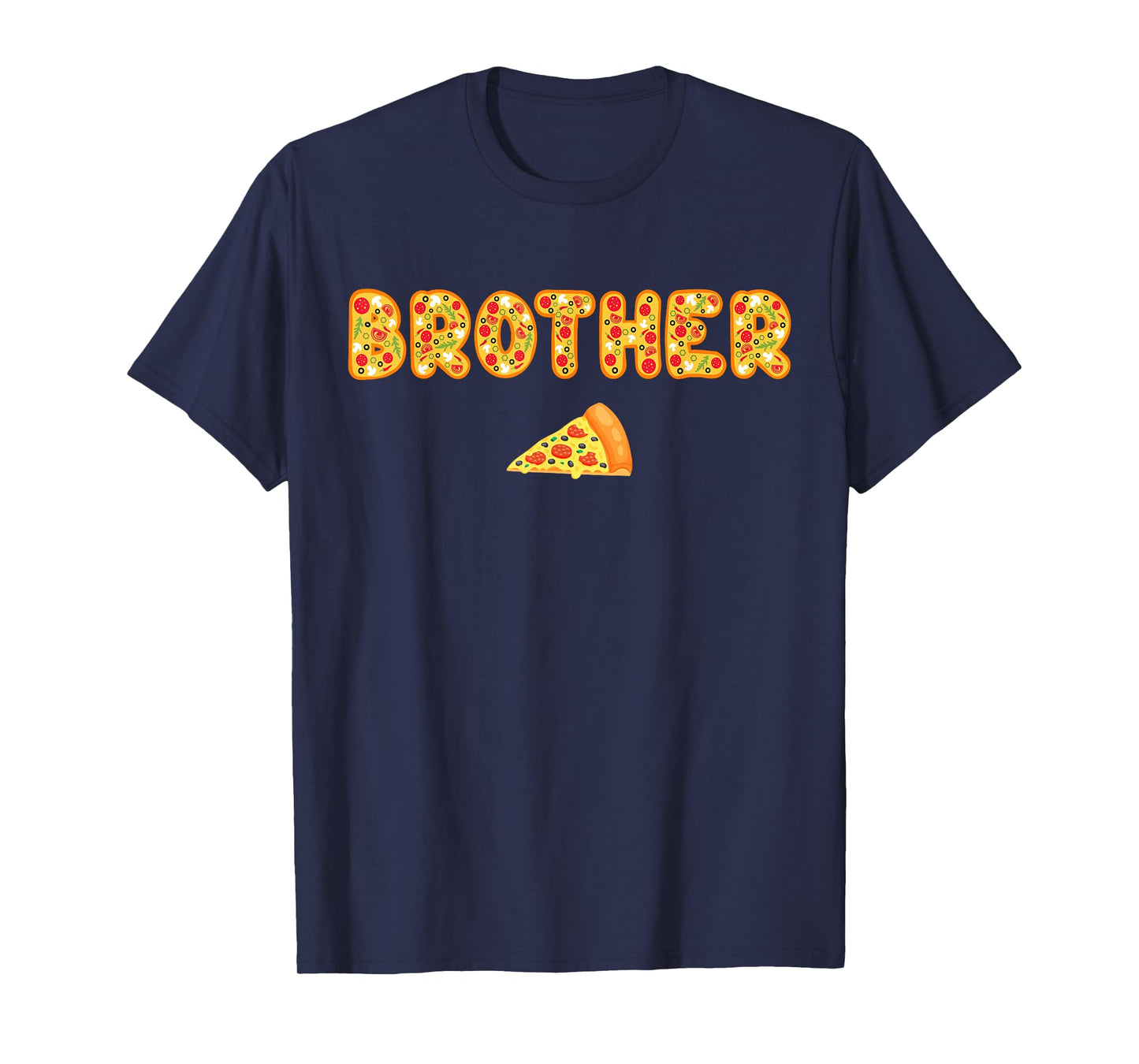 Brother Sister Matching Birthday Squad Crew Pizza Family T-Shirt