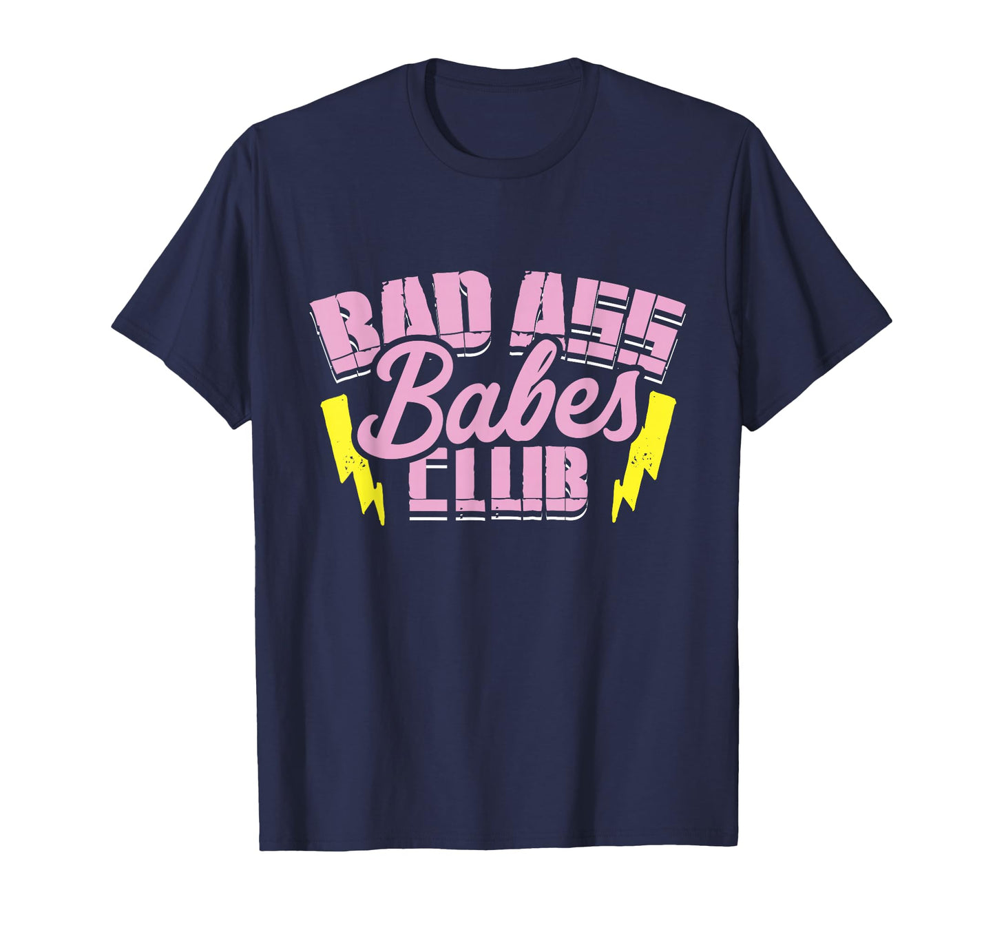 Bad Ass Babes Club Funny Motorcycle Gift For Women Girls T-Shirt