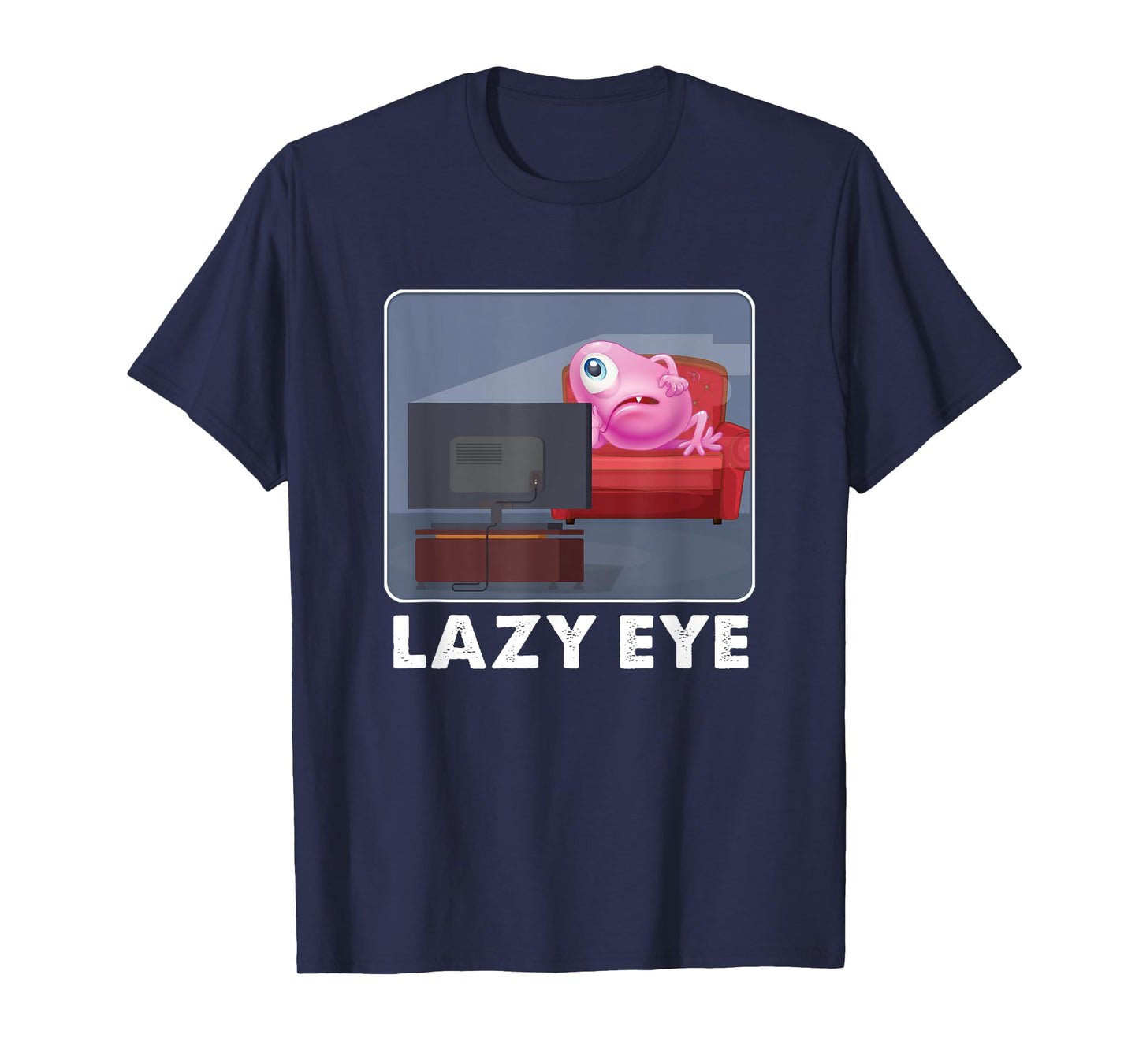 Lazy Eye Alien TV Recreation Gift T-Shirt