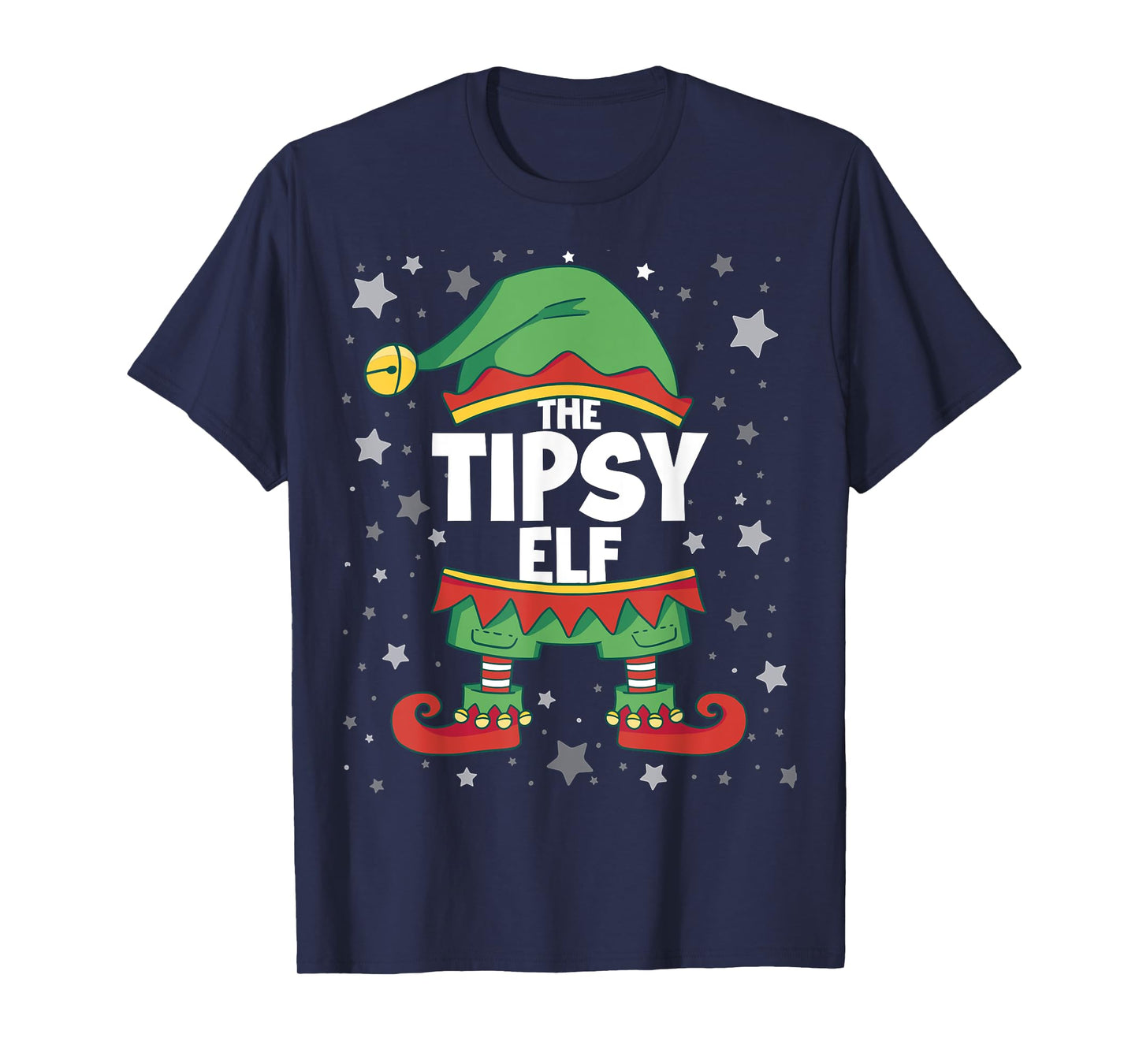 Elf Matching Family Tshirts Funny Christmas Shirts Tipsy Elf T-Shirt