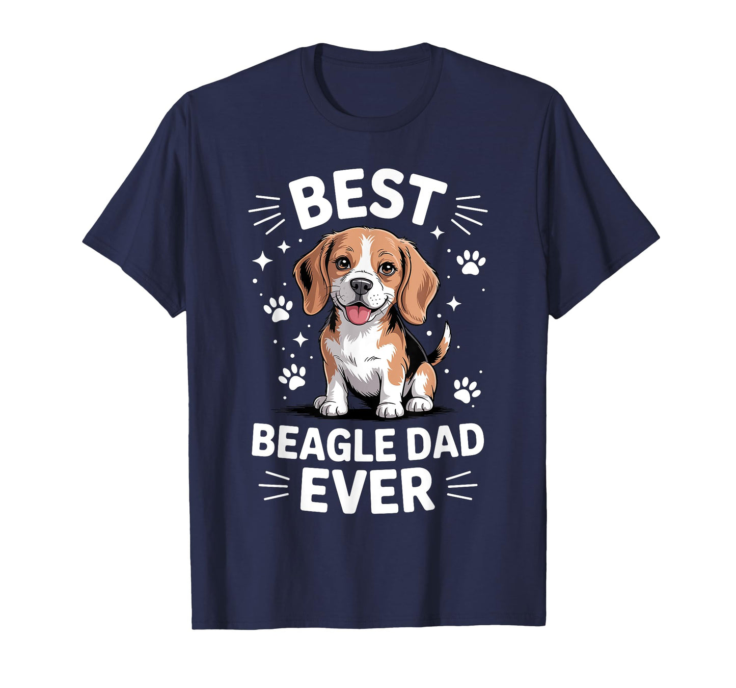 Best Beagle Design For Men Dad Puppy Pet Dog Beagle Lover T-Shirt