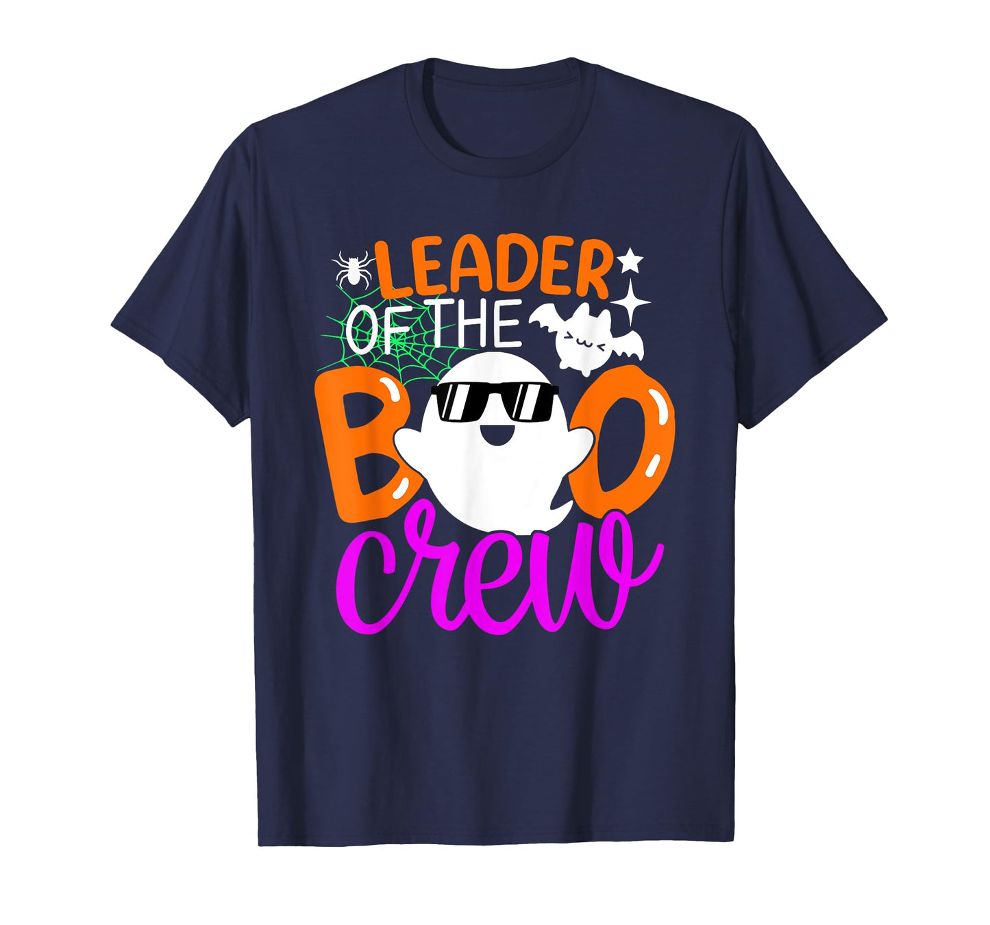 Leader Of The Boo Crew Shirt Funny Halloween Family Matching T-Shirt