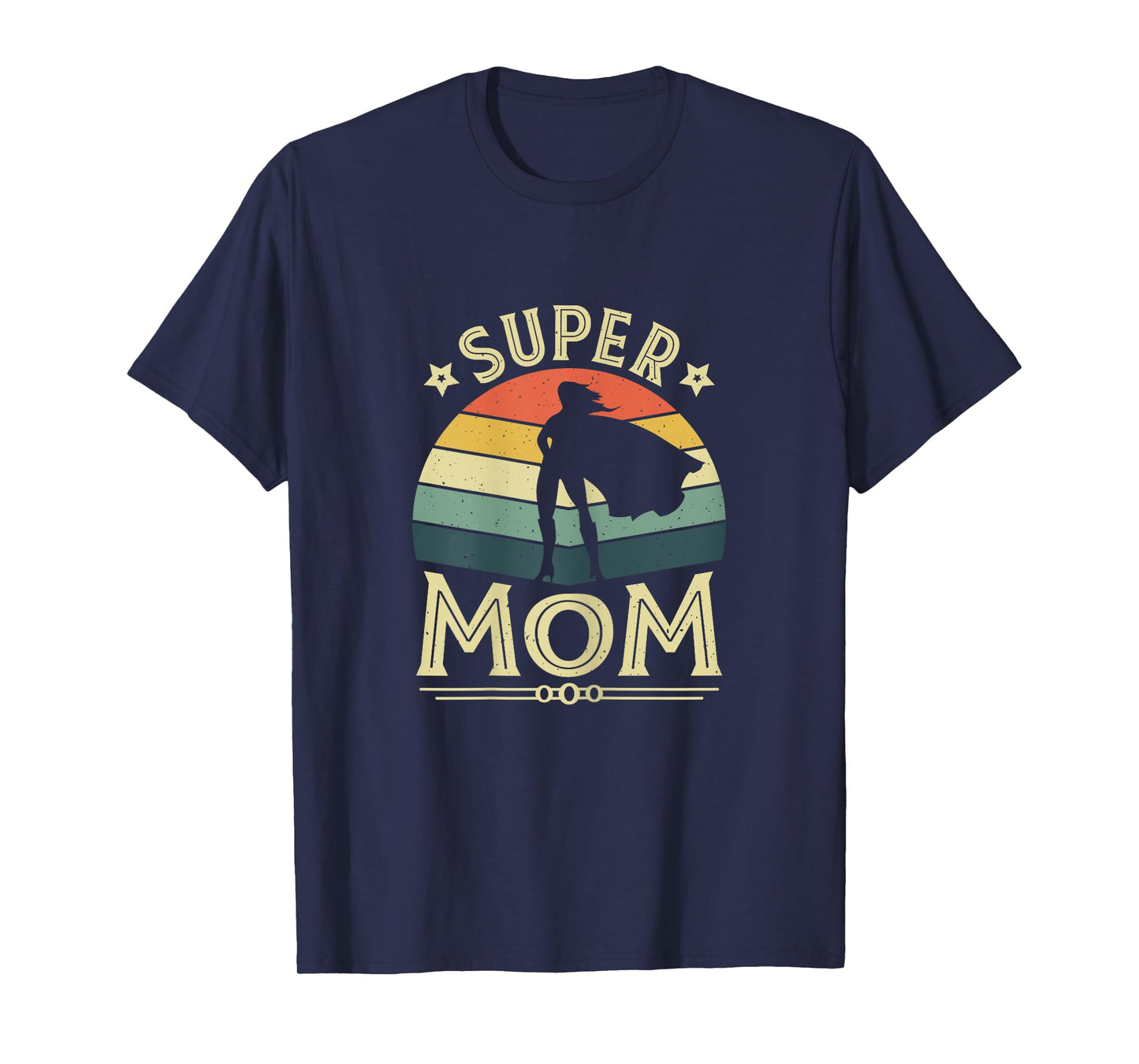 Super Mom Mama Mothers Day Mommy Vintage Mom T-Shirt