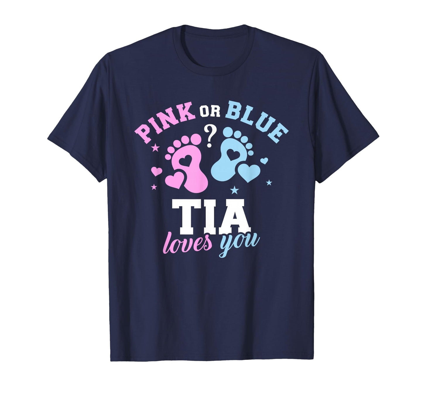 Gender reveal tia aunt T-Shirt