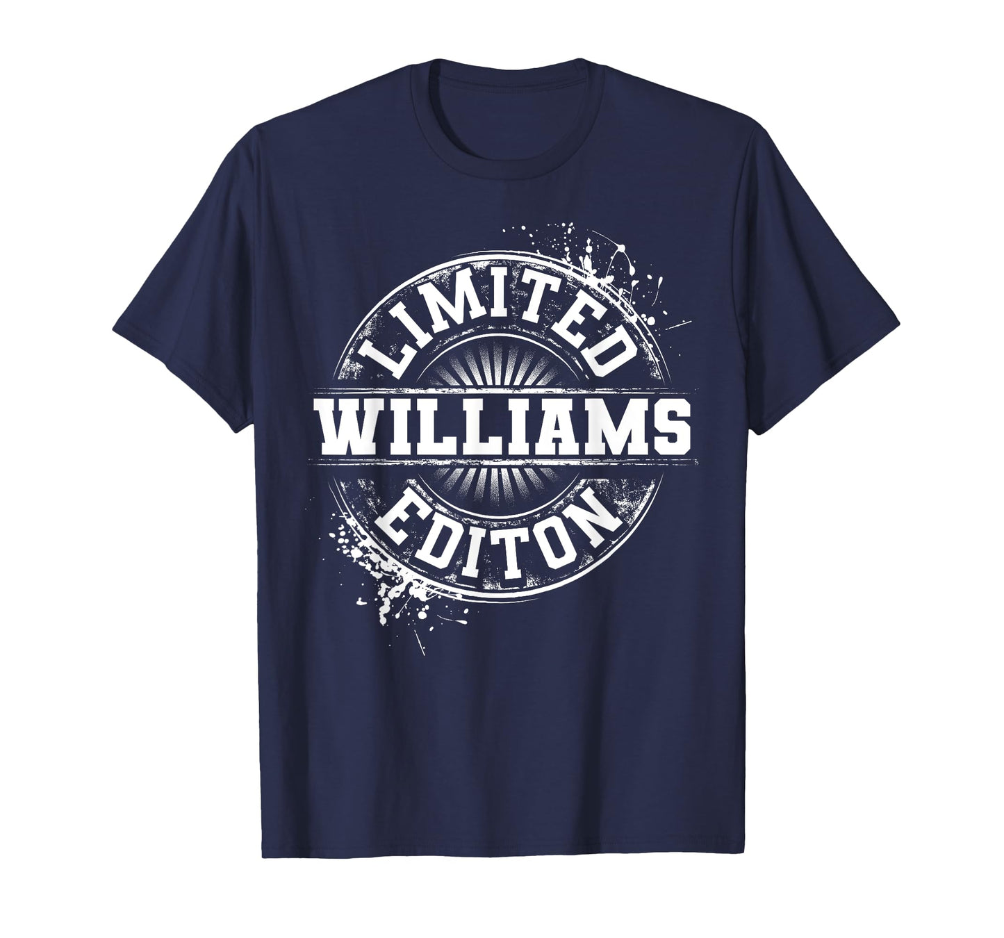 WILLIAMS Funny Surname Family Tree Birthday Reunion Gift T-Shirt