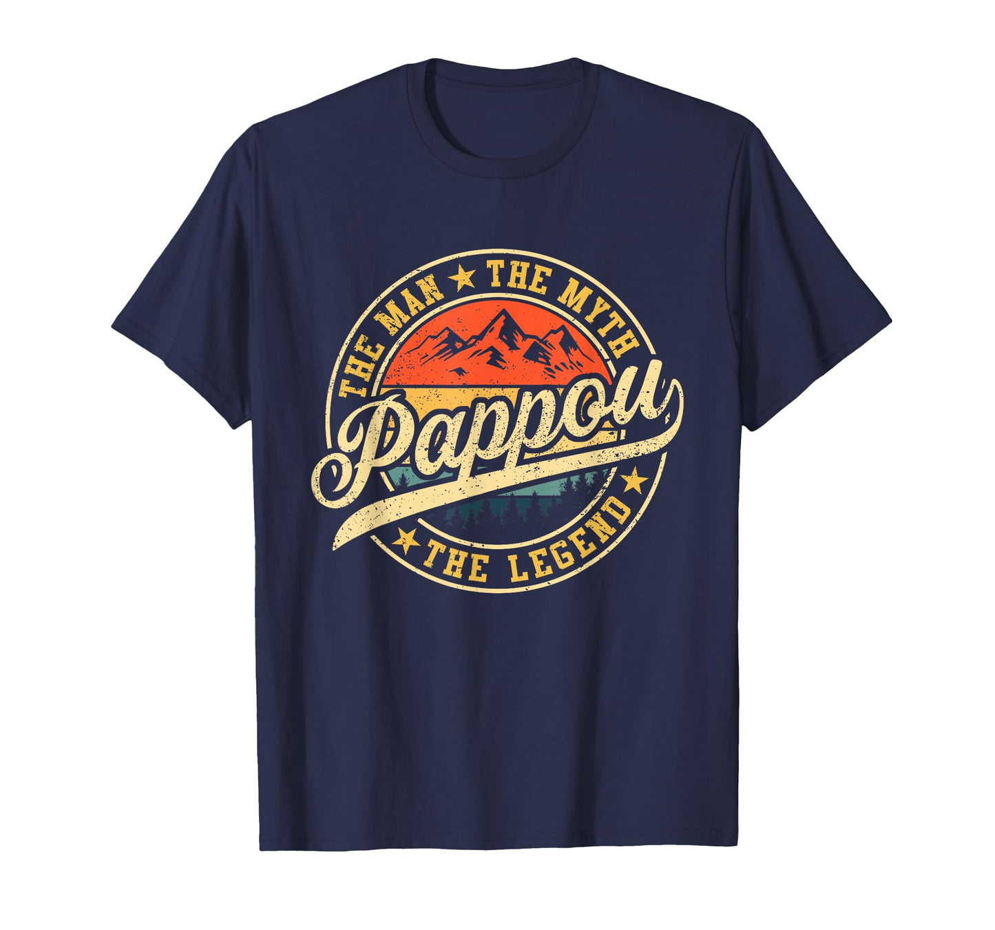 Pappou The Man The Myth The Legend Funny Father's Day T-Shirt