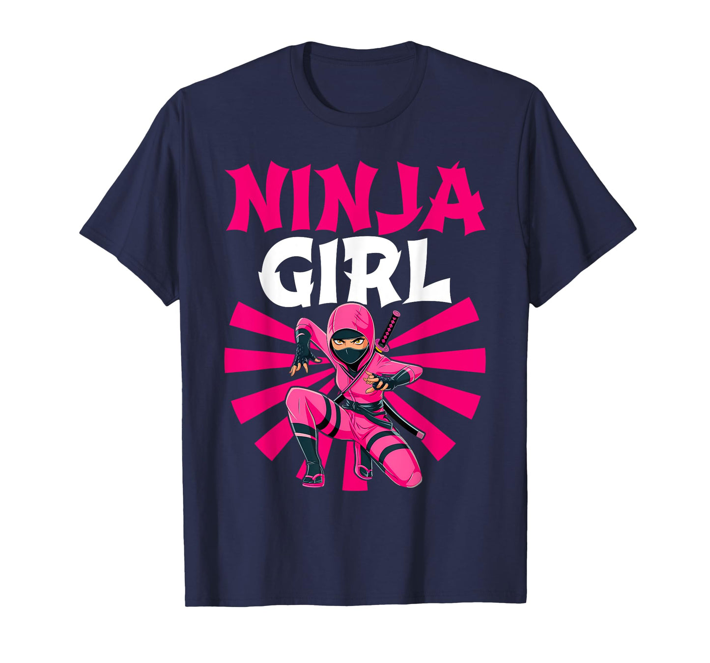 Cool Ninja Art For Women Girls Shinobi Ninja Training Ninja T-Shirt