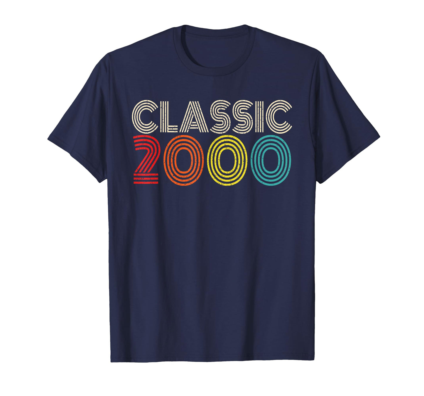 Classic 2000 Vintage 2000 Men Women Vintage Year Birthday T-Shirt
