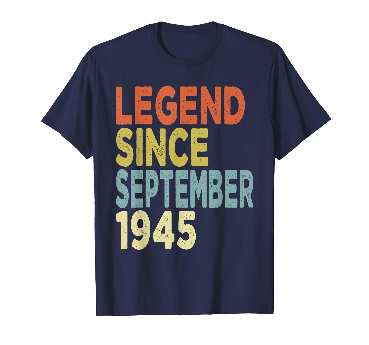 80 Years Old Legend Since September 1945 Tees 80th Birthday T-Shirt