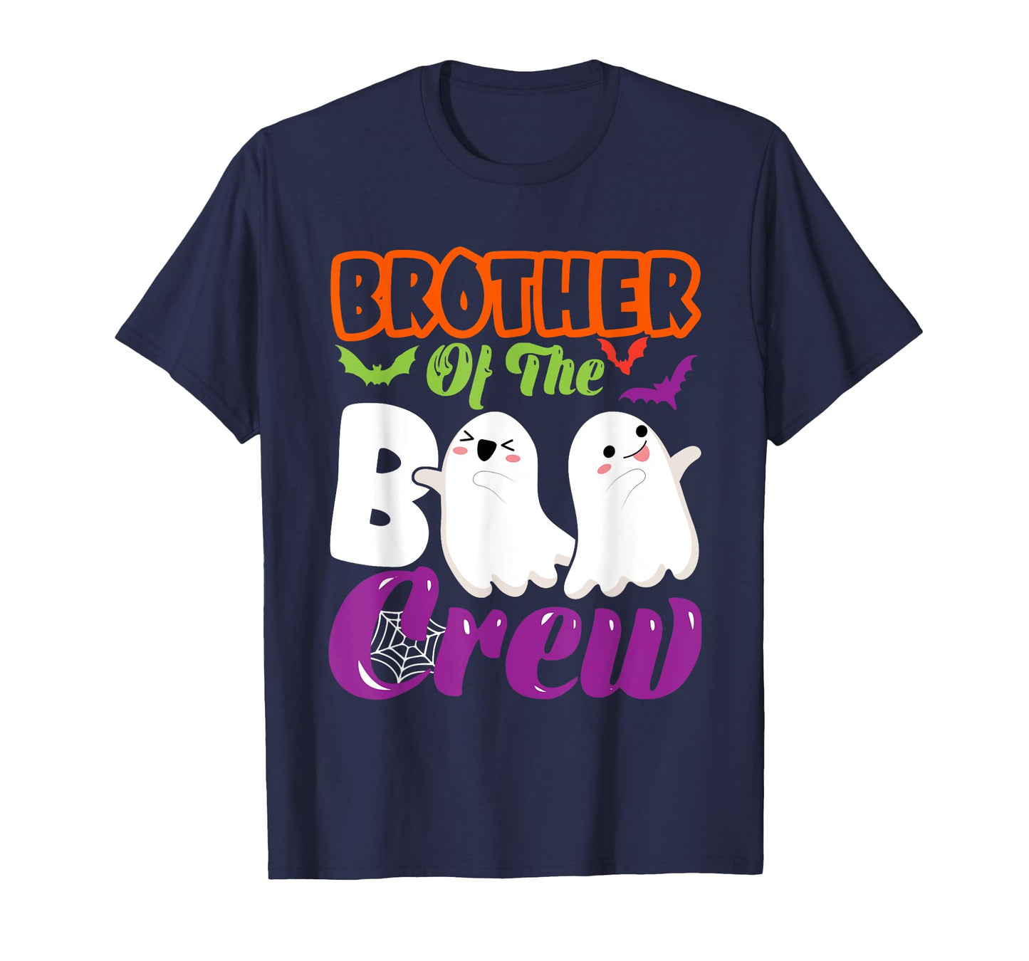Brother Of Boo Halloween Crew Costume Boo Ghost Lover Family T-Shirt