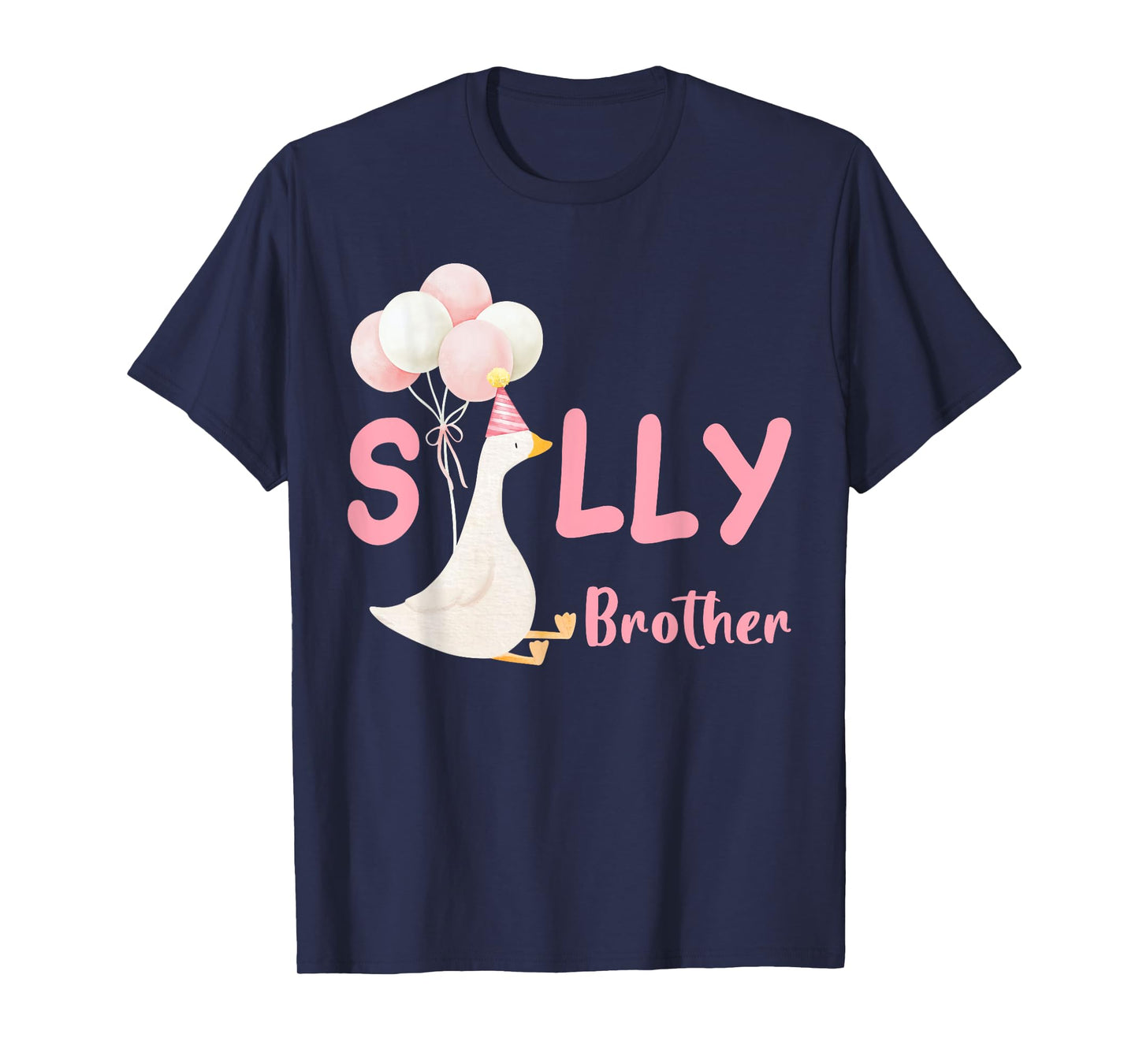 Silly Brother Goose Family Matching Birthday Squad Crew T-Shirt
