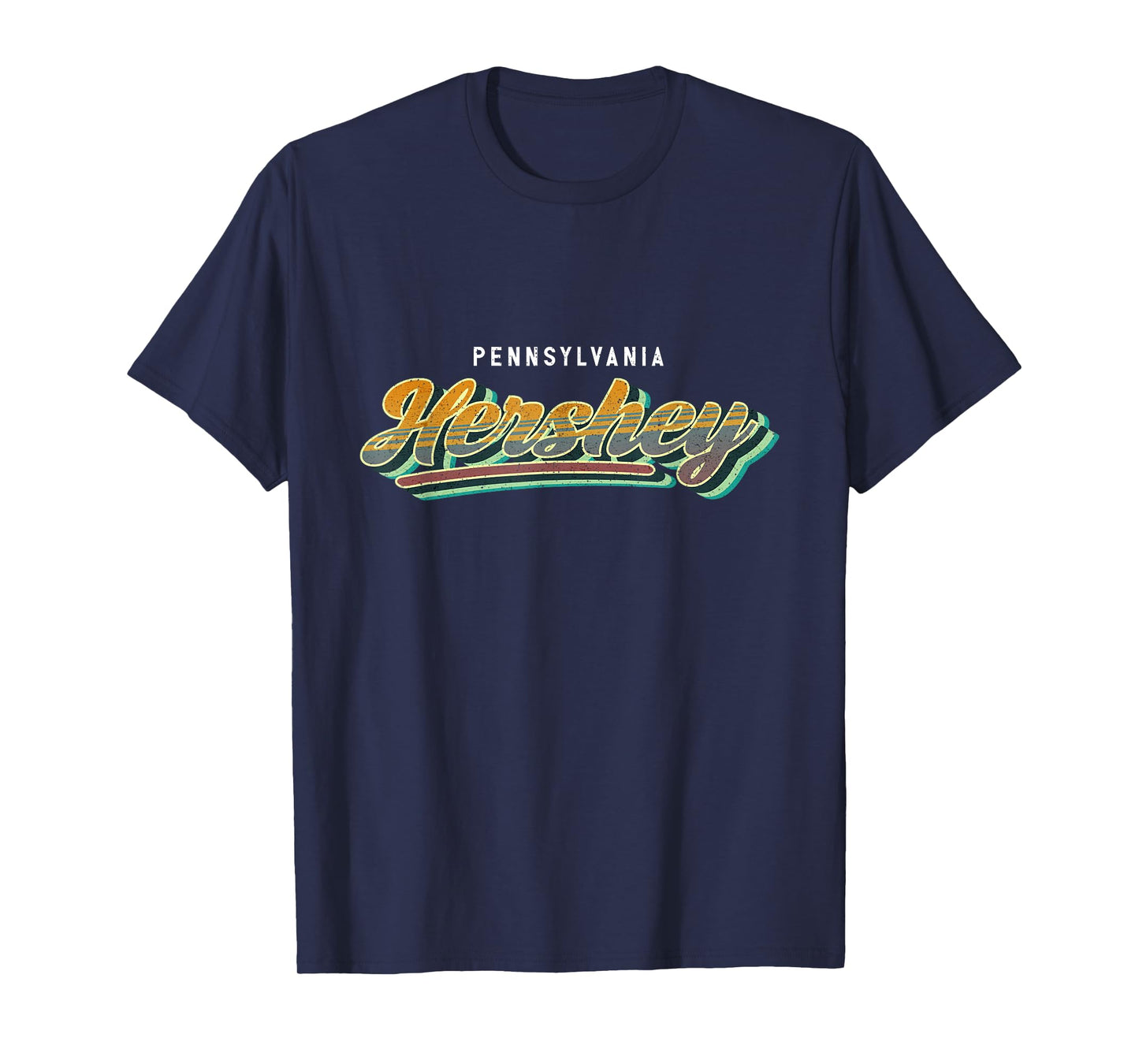 Hershey Pennsylvania Hometown Vintage Retro Typography T-Shirt
