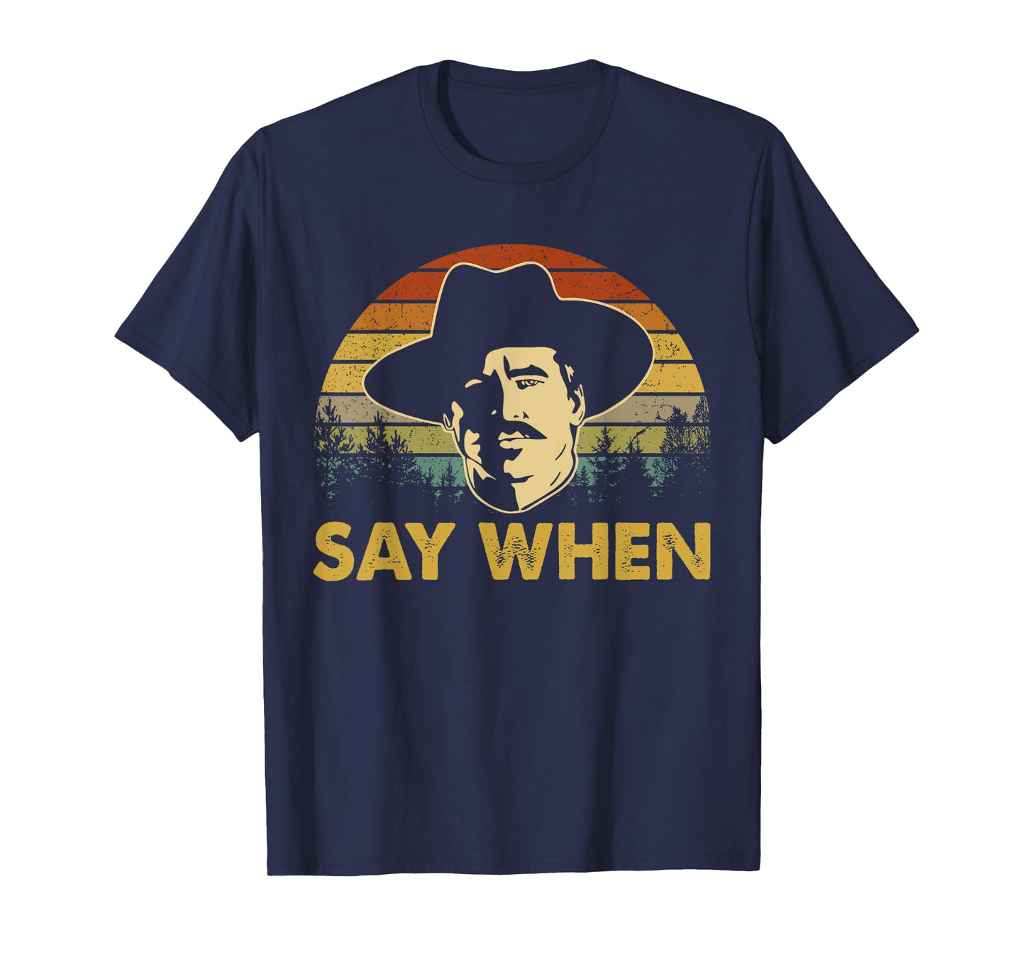 Say Graphic Cowboy Boots Vintage Art Adorable Costume When T-Shirt