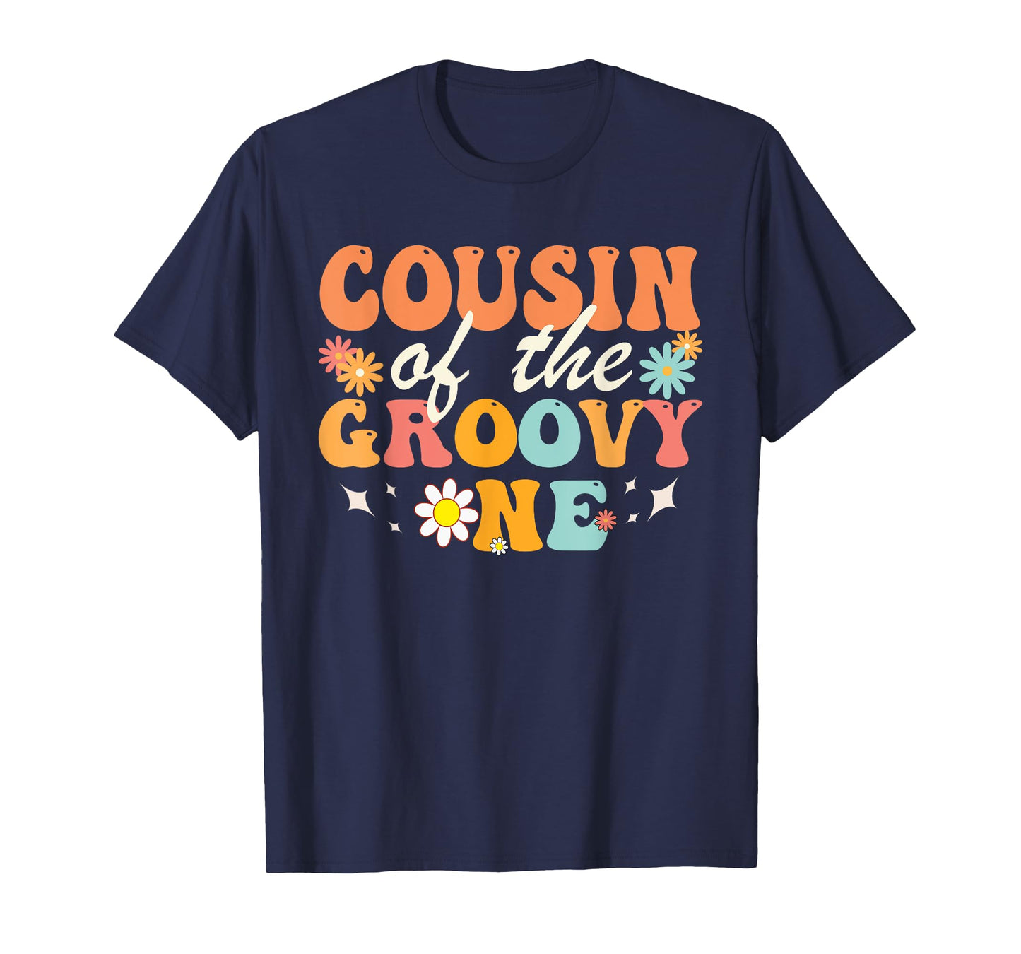 Cousin of Groovy One Matching Family First Birthday Party T-Shirt