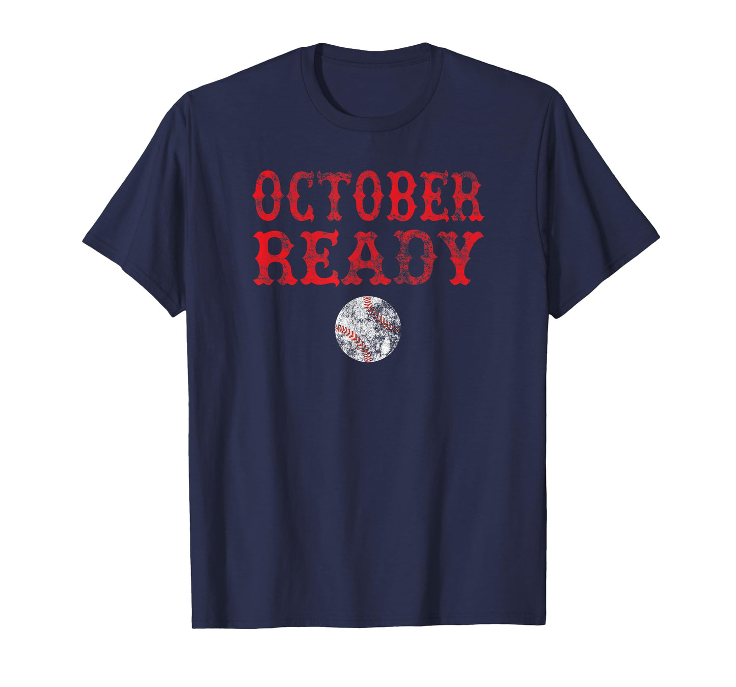 Vintage October Ready Playoff Baseball Shirt for Men Women T-Shirt