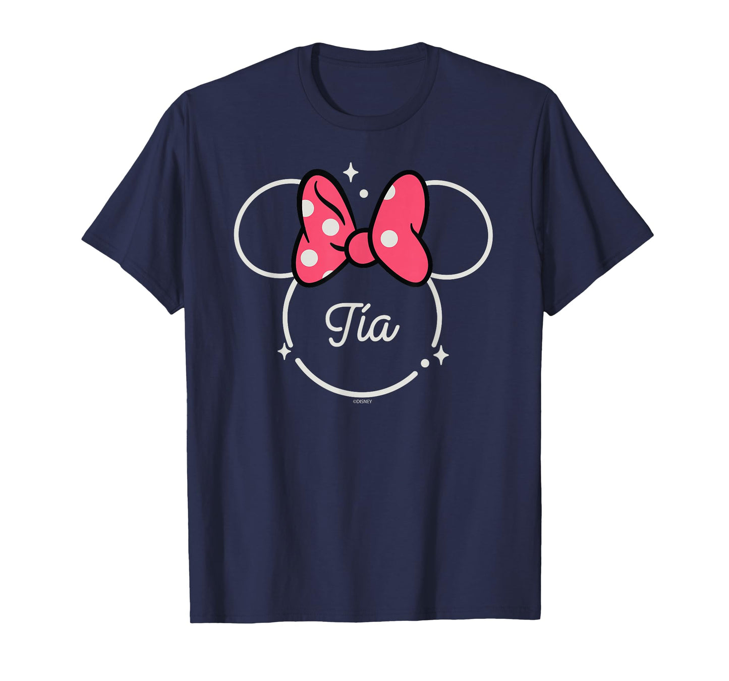 Disney Minnie Mouse Tía Aunt Head Icon Magic Día de la Madre T-Shirt
