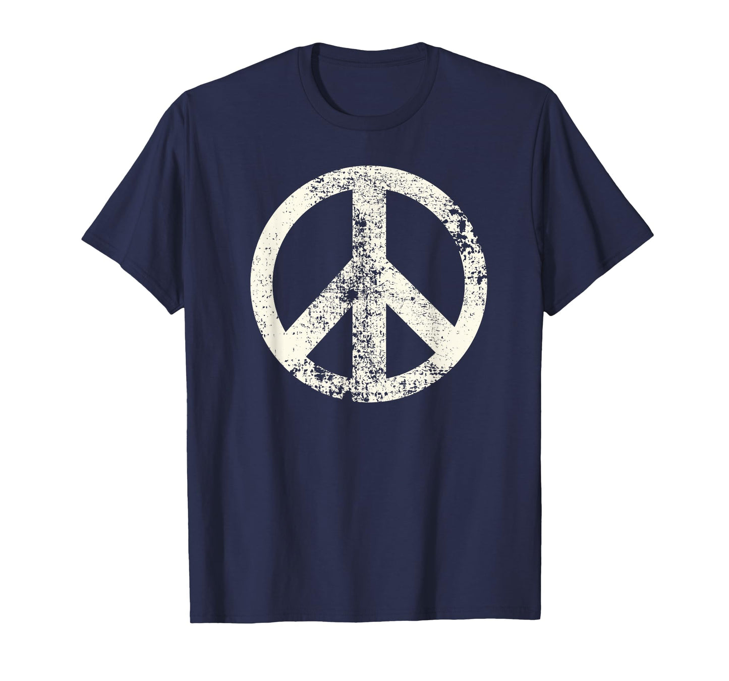 Peace Sign Bright Colorful Flowers 60's 70's Hippie Costume T-Shirt