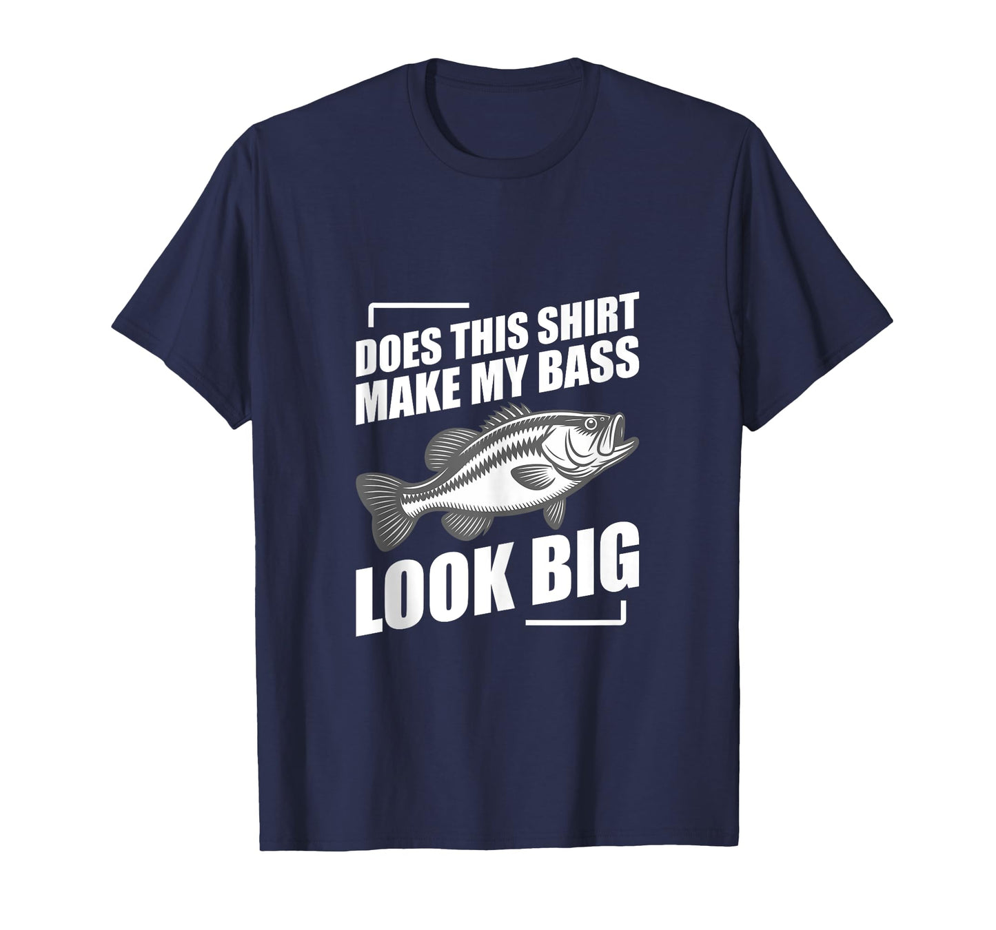 Does This Shirt Make My Bass Look Big Funny Fishing Tank Top