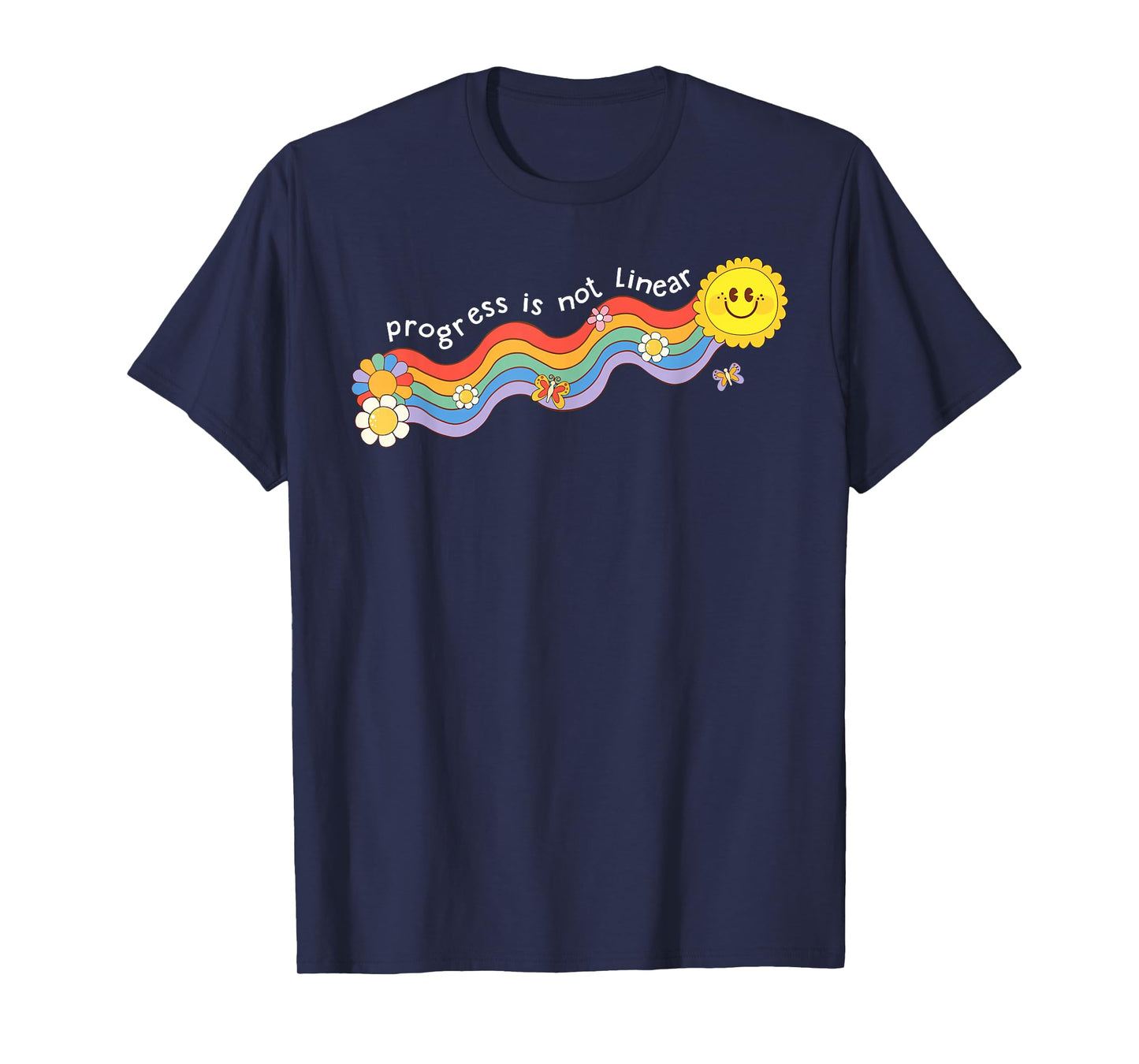 Progress Is Not Linear Teacher Life First Day Back To School T-Shirt
