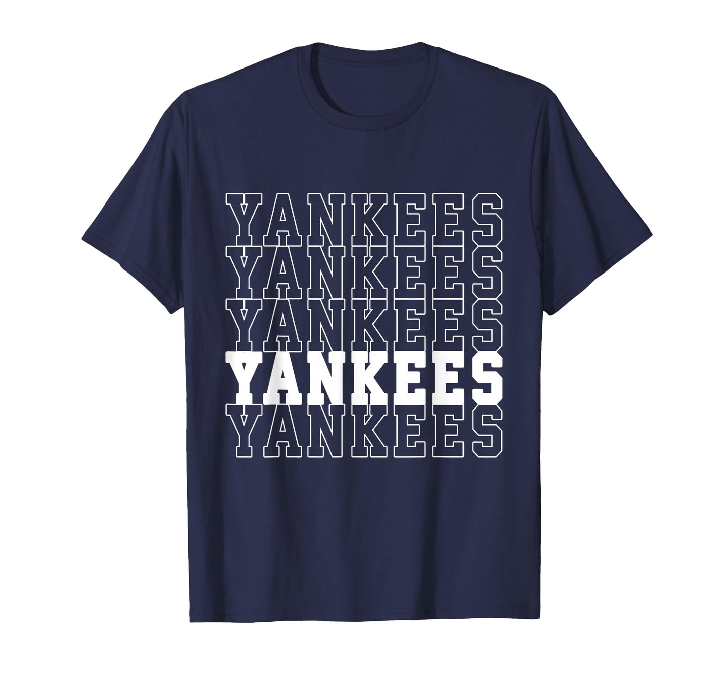 Vintage Yankees Retro Style 70s 80s First Name For Men Women T-Shirt