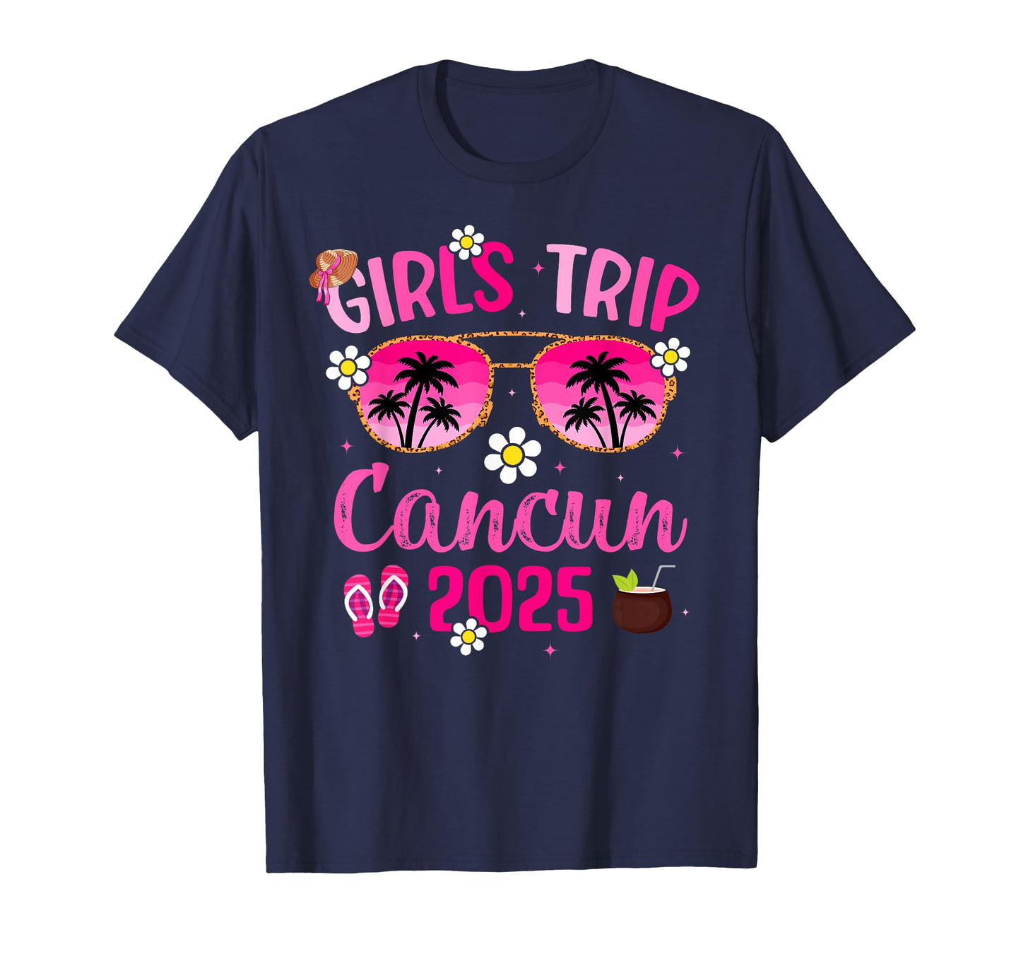 Girl’s Trip Cancun 2025 Besties Cancun, Mexico Vacation T-Shirt