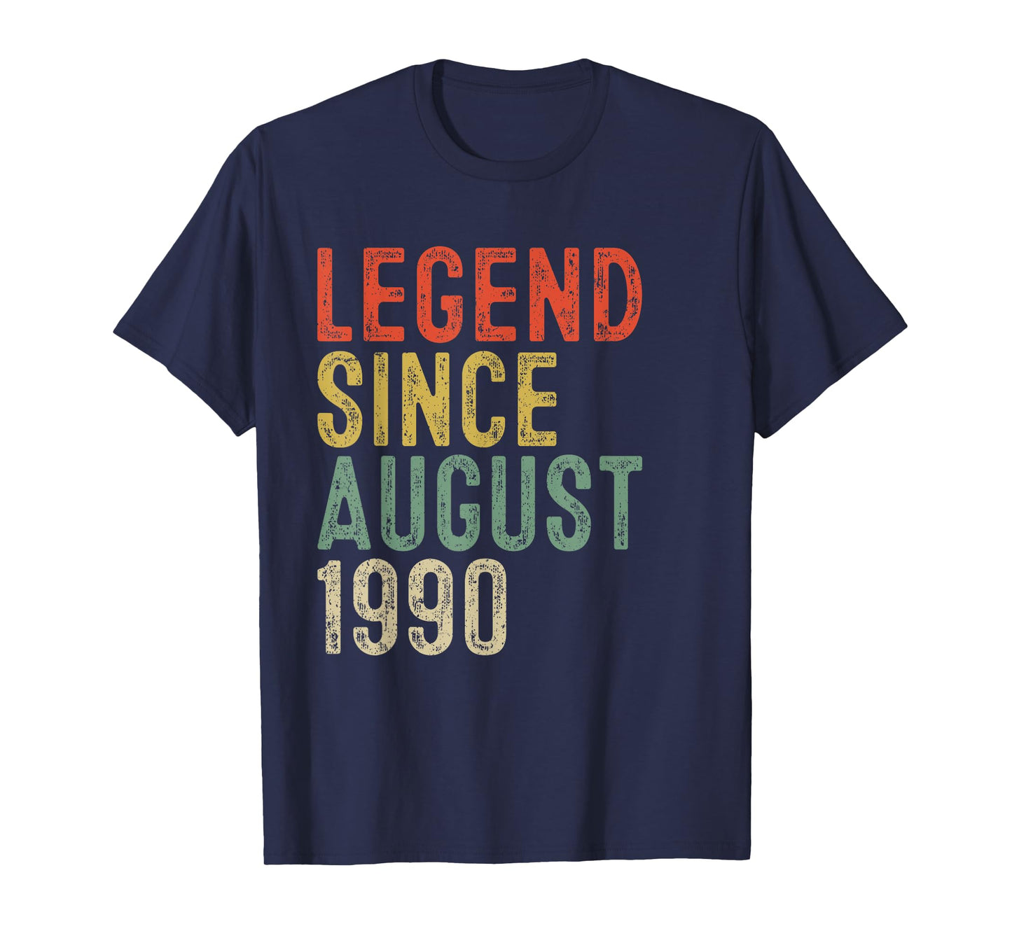 Legend Since August 1990 35th Birthday Gifts 35 Year Old T-Shirt
