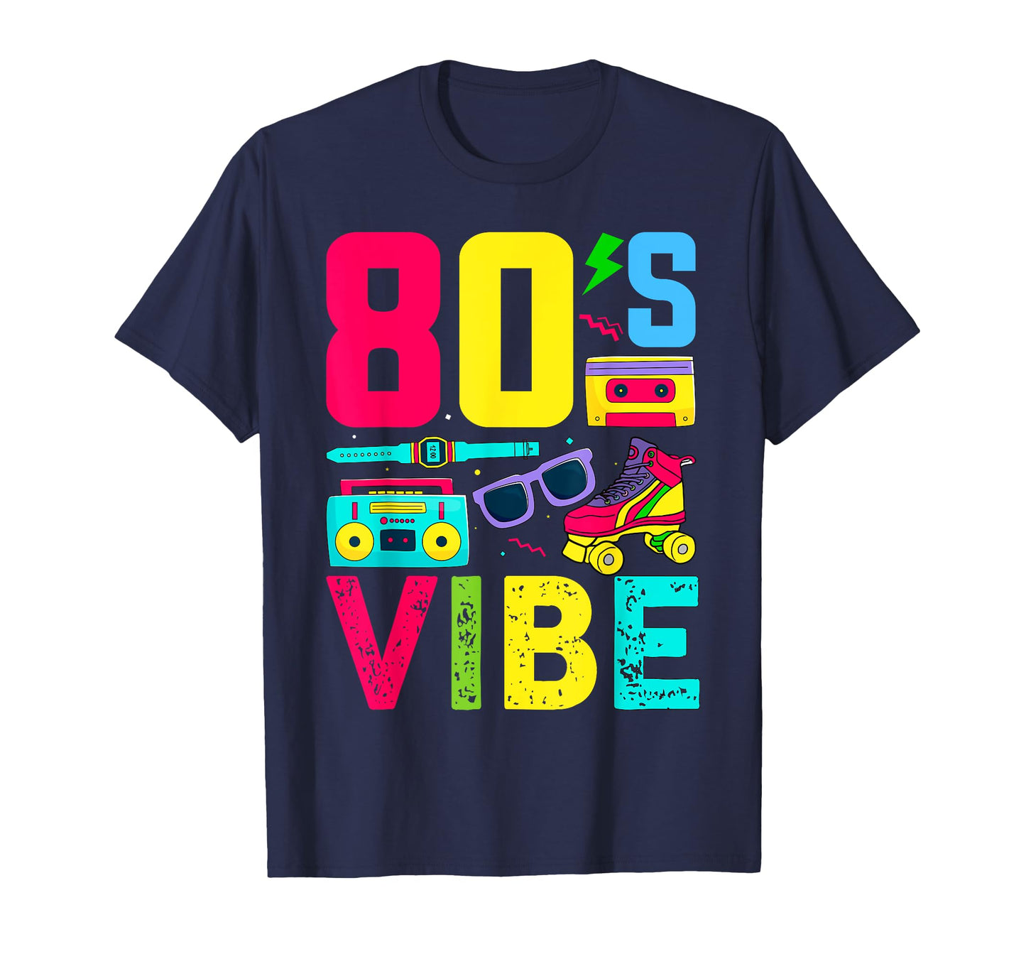80s Vibe 1980s Fashion Theme Party Outfit Eighties Costume T-Shirt