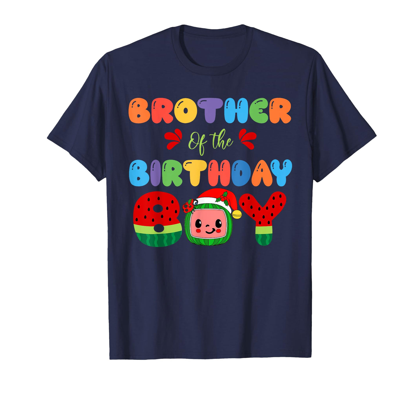 Brother of The Birthday Boy Melon Family Matching Funny T-Shirt