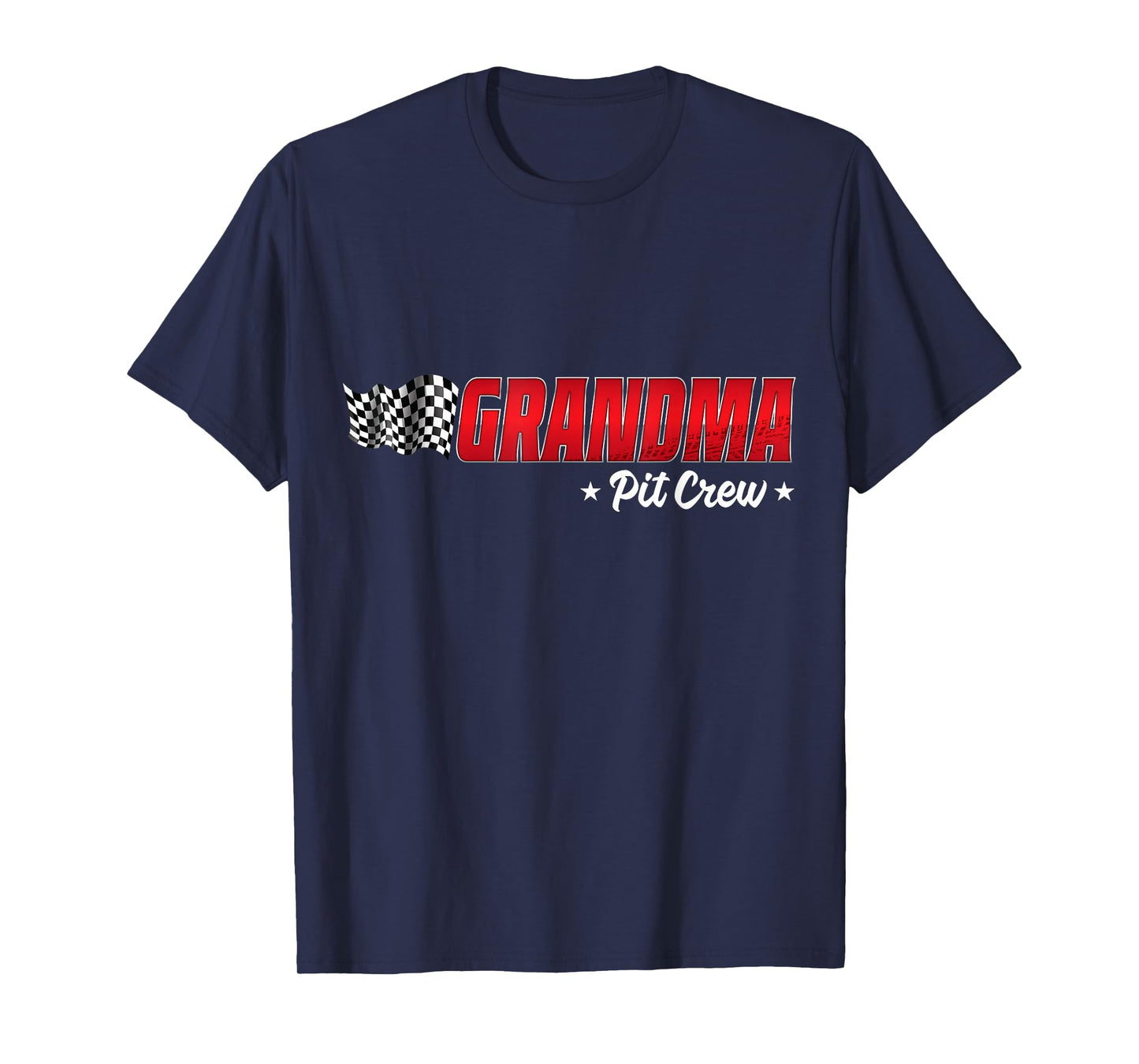 Grandma Pit Crew Race Car Birthday Family Racing Adult Women T-Shirt
