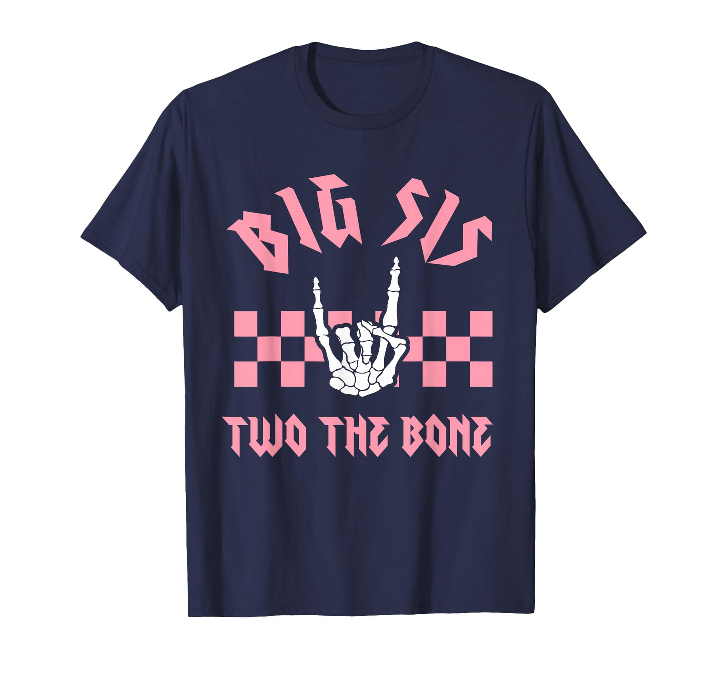 Big Sis Bad Two the Bone Birthday 2 Years Old Birthday T-Shirt