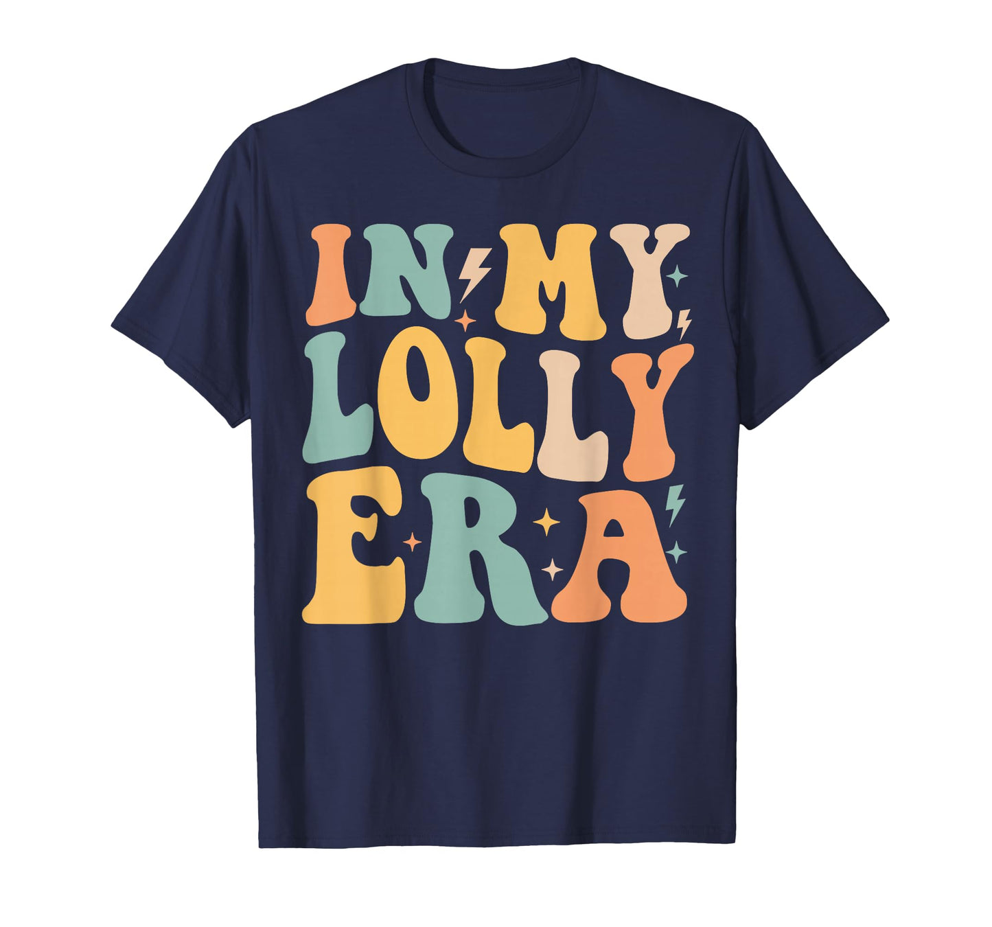 Retro Groovy In My Lolly Era Mother's Day T-Shirt