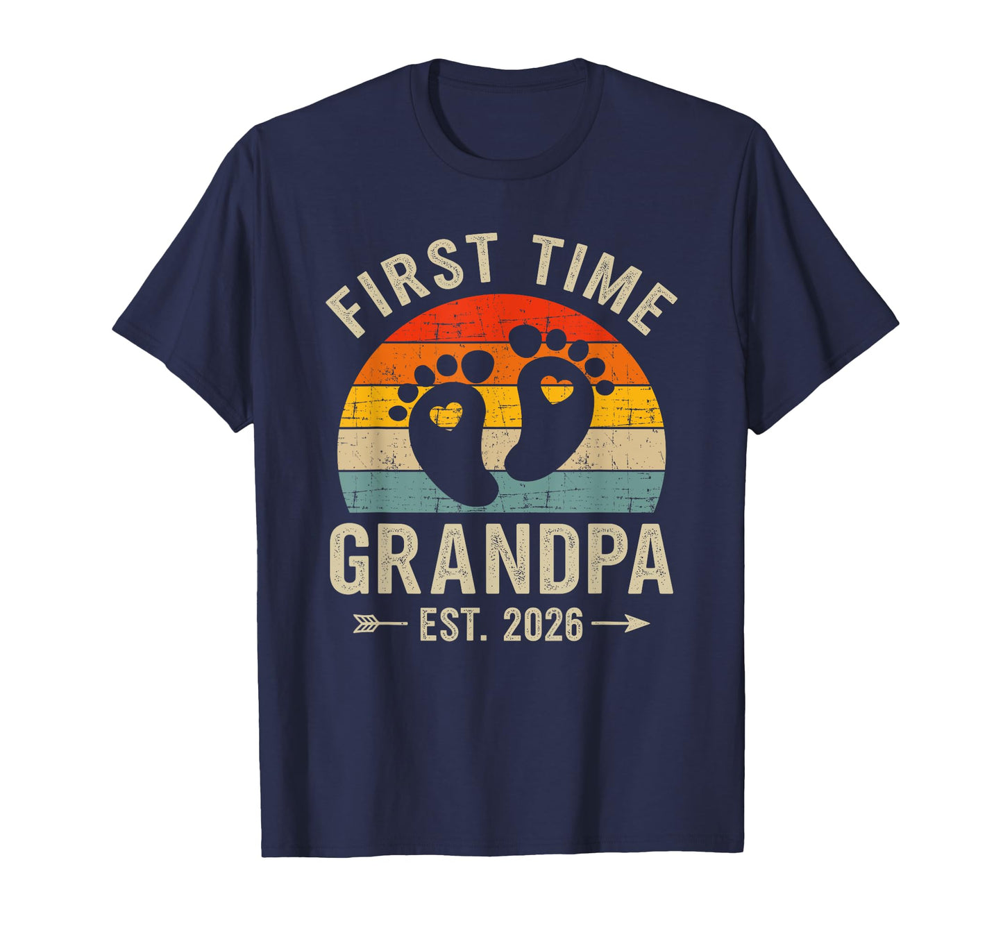 First Time Grandpa 2026 T-Shirt