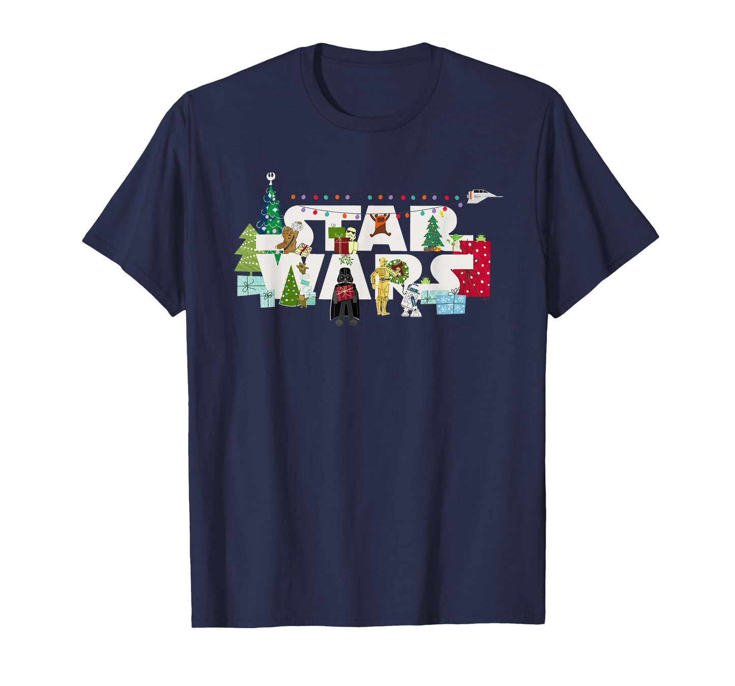 Star Wars Christmas Logo Holiday Celebration T-Shirt