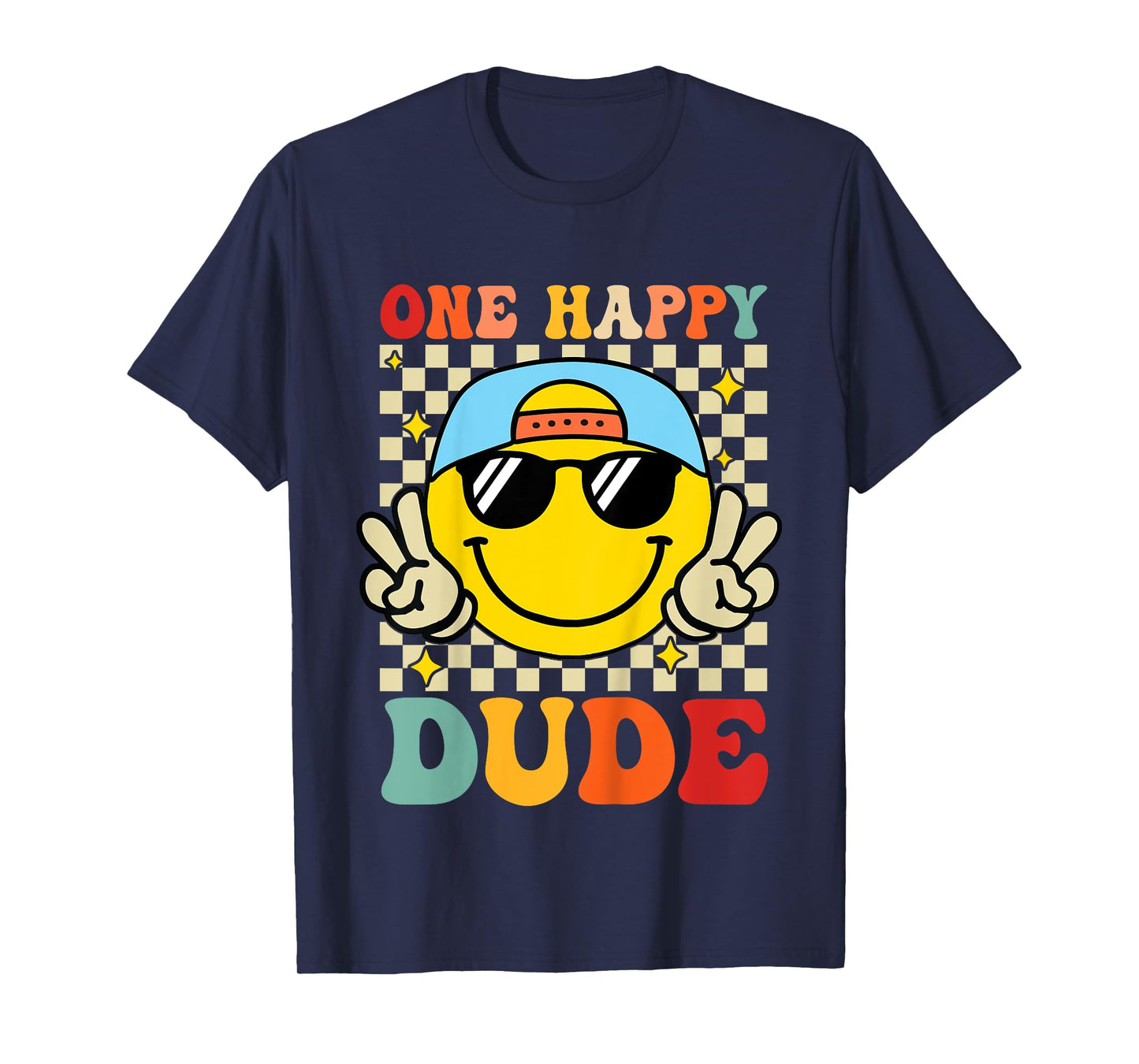One Happy Dude 1st Birthday Family Matching T-Shirt