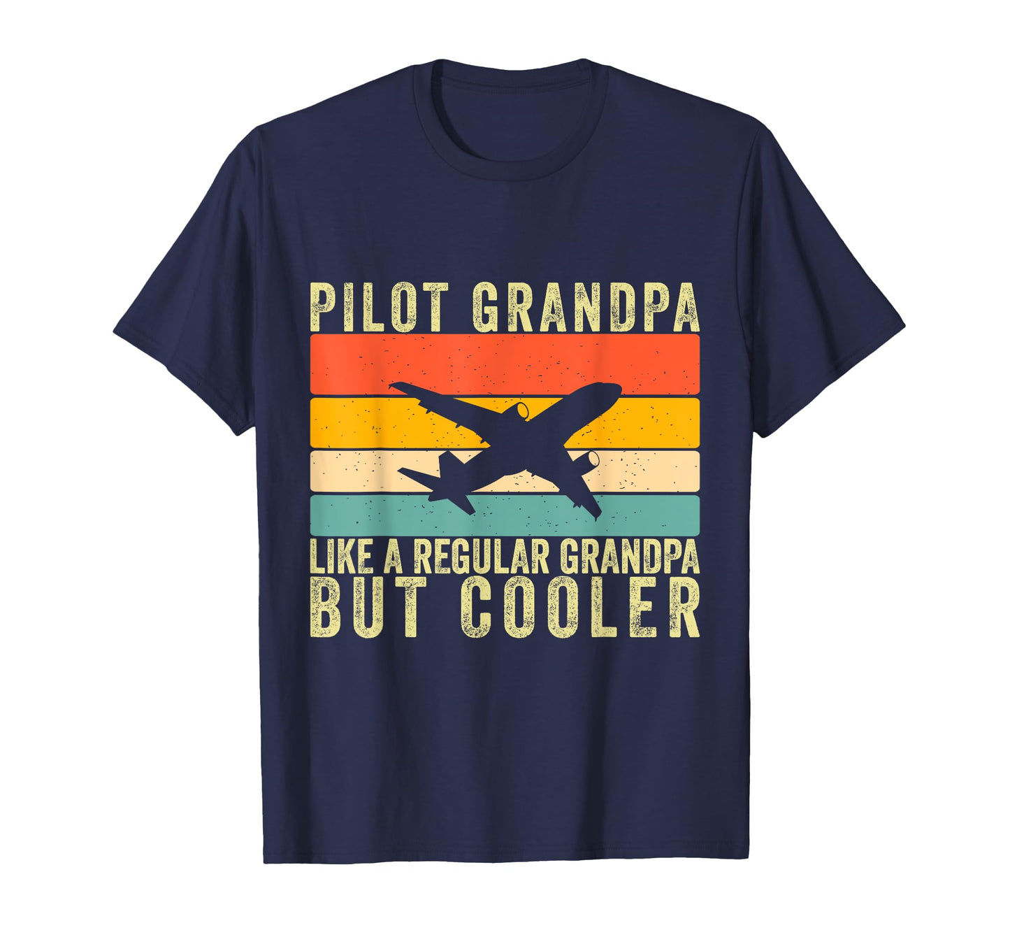 Pilot Grandpa Design Father Day T-Shirt