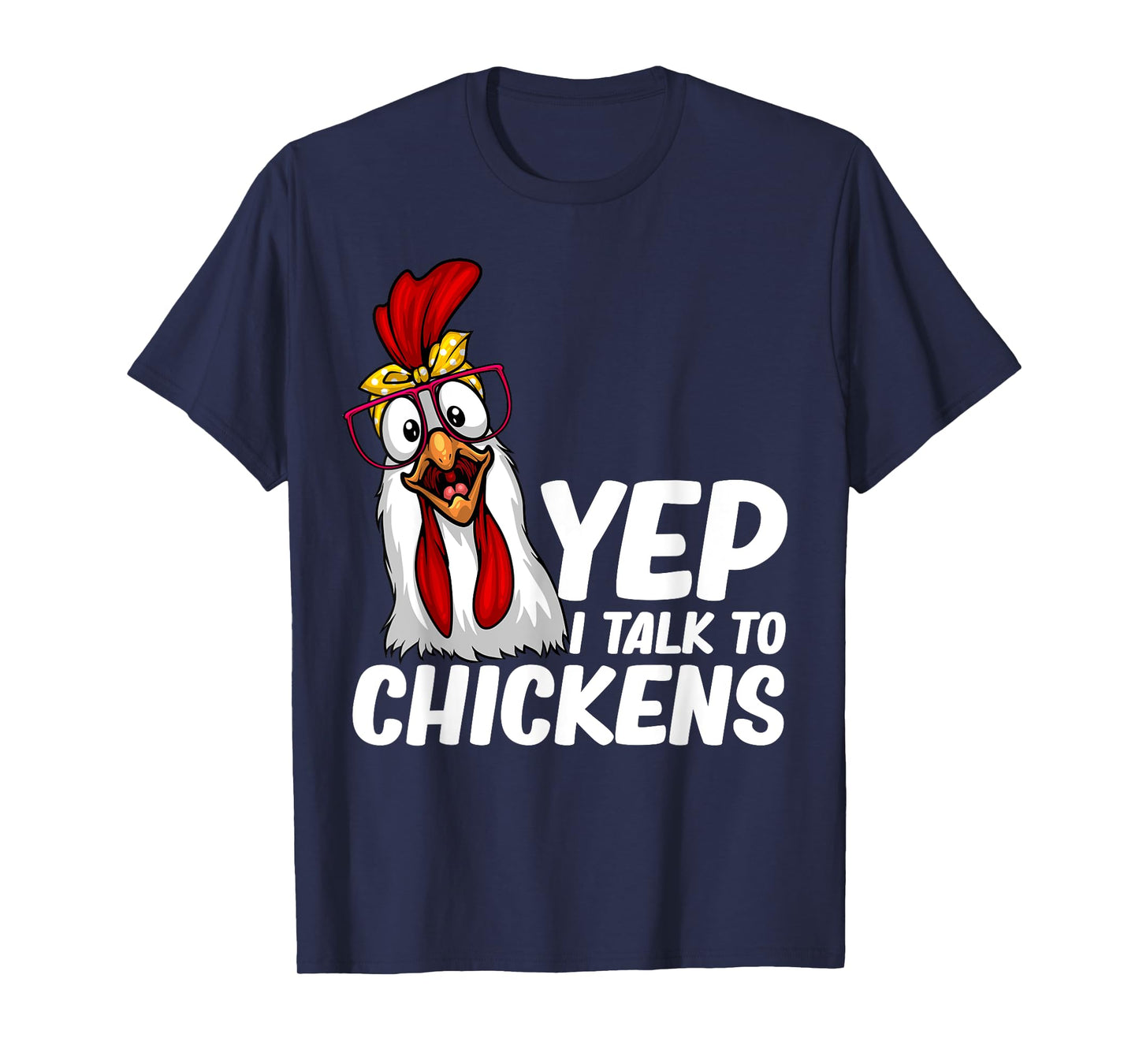 Funny Chicken For Men Women Crazy Chicken Farmer Lovers T-Shirt
