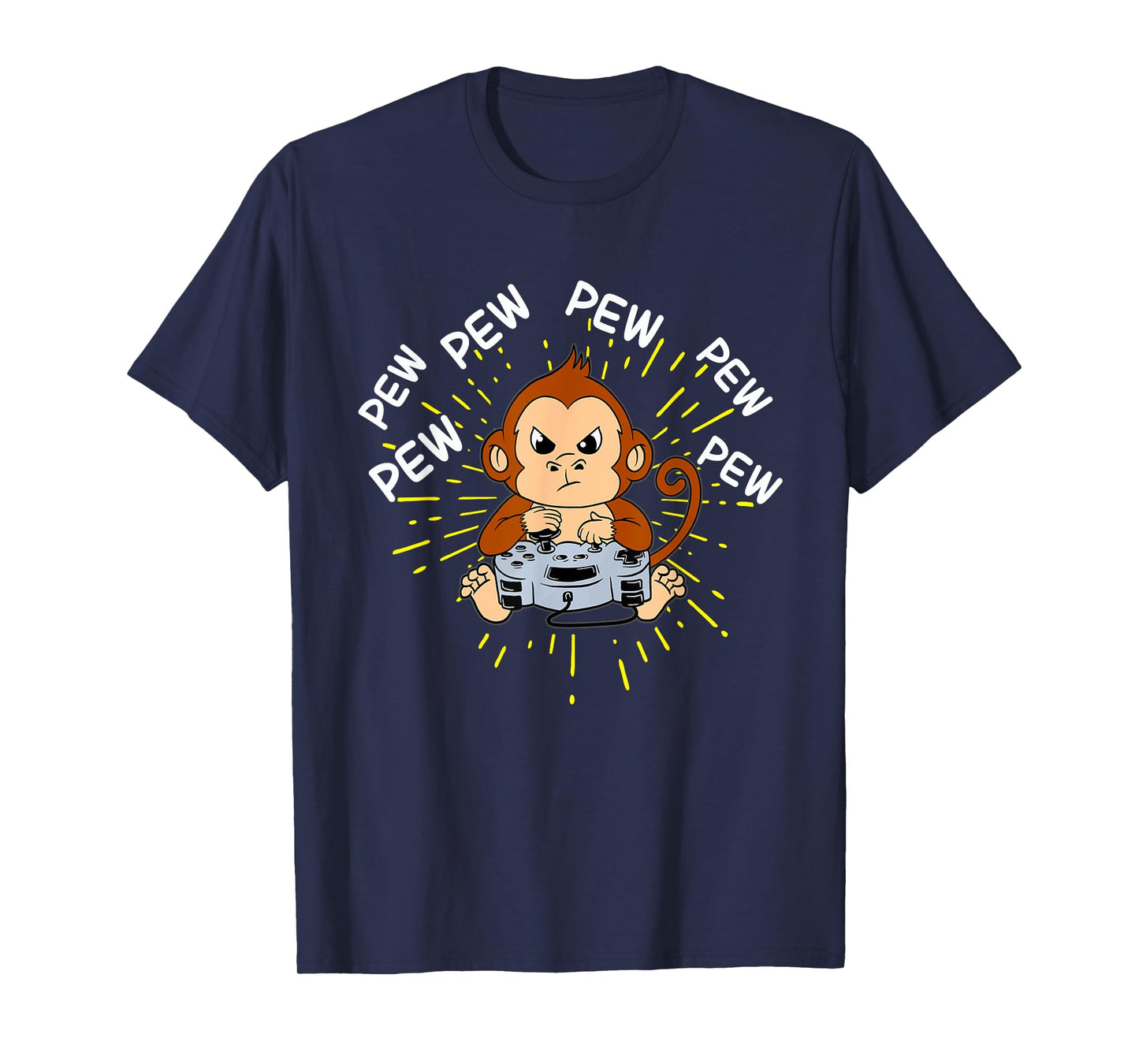Pew Monkey Gaming Shirt | Men's Monkey T-Shirt