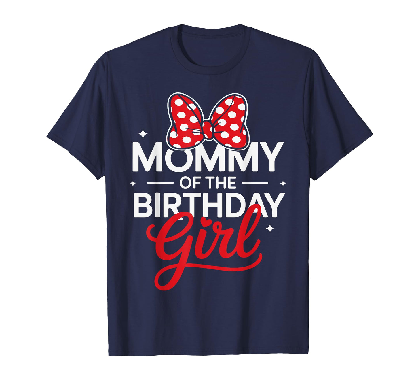 Mommy Of The Birthday Girl Cute Pink Family Matching Party T-Shirt